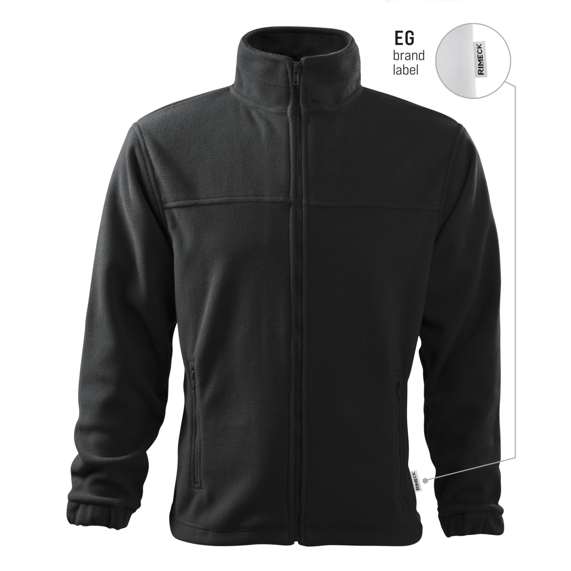 Jachetă fleece pentru bărbaţi Jacket 501 ebony gray 94 (brand label) L