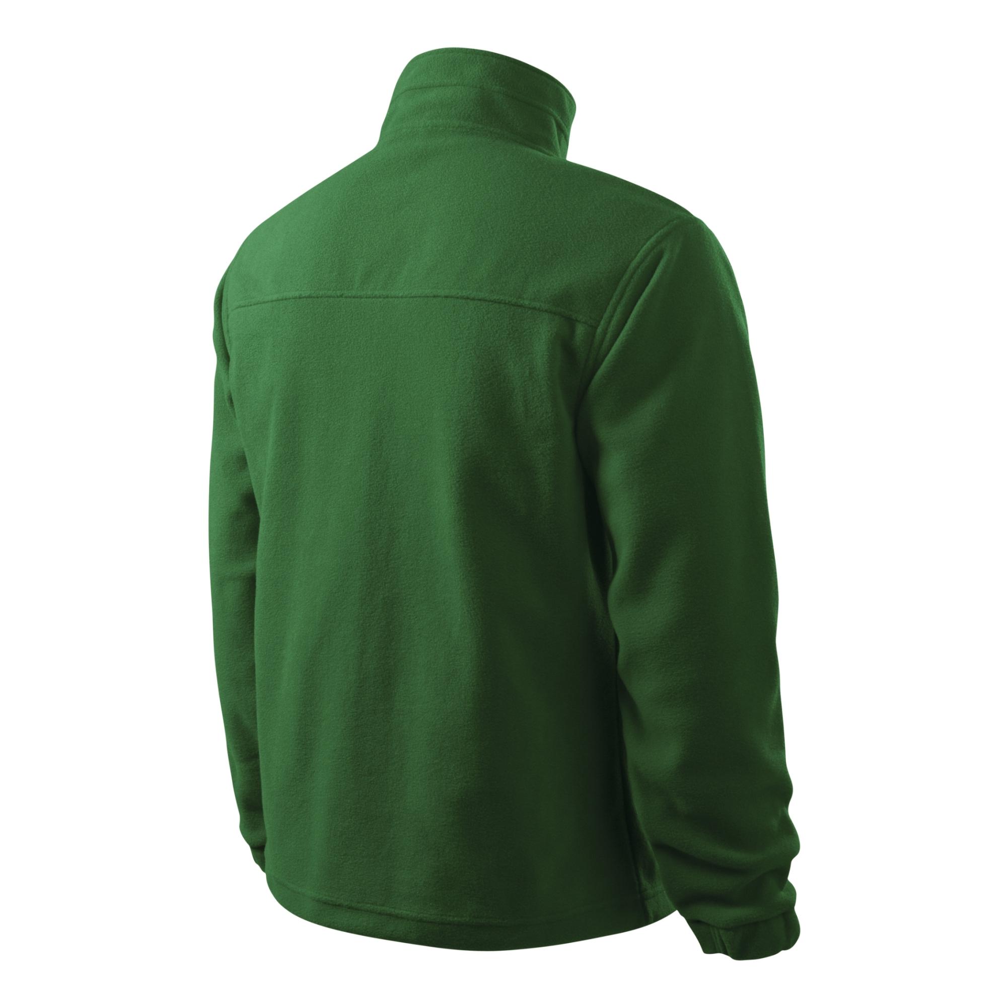 Jachetă fleece pentru bărbaţi Jacket 501 verde sticlă 06 (brand label) L