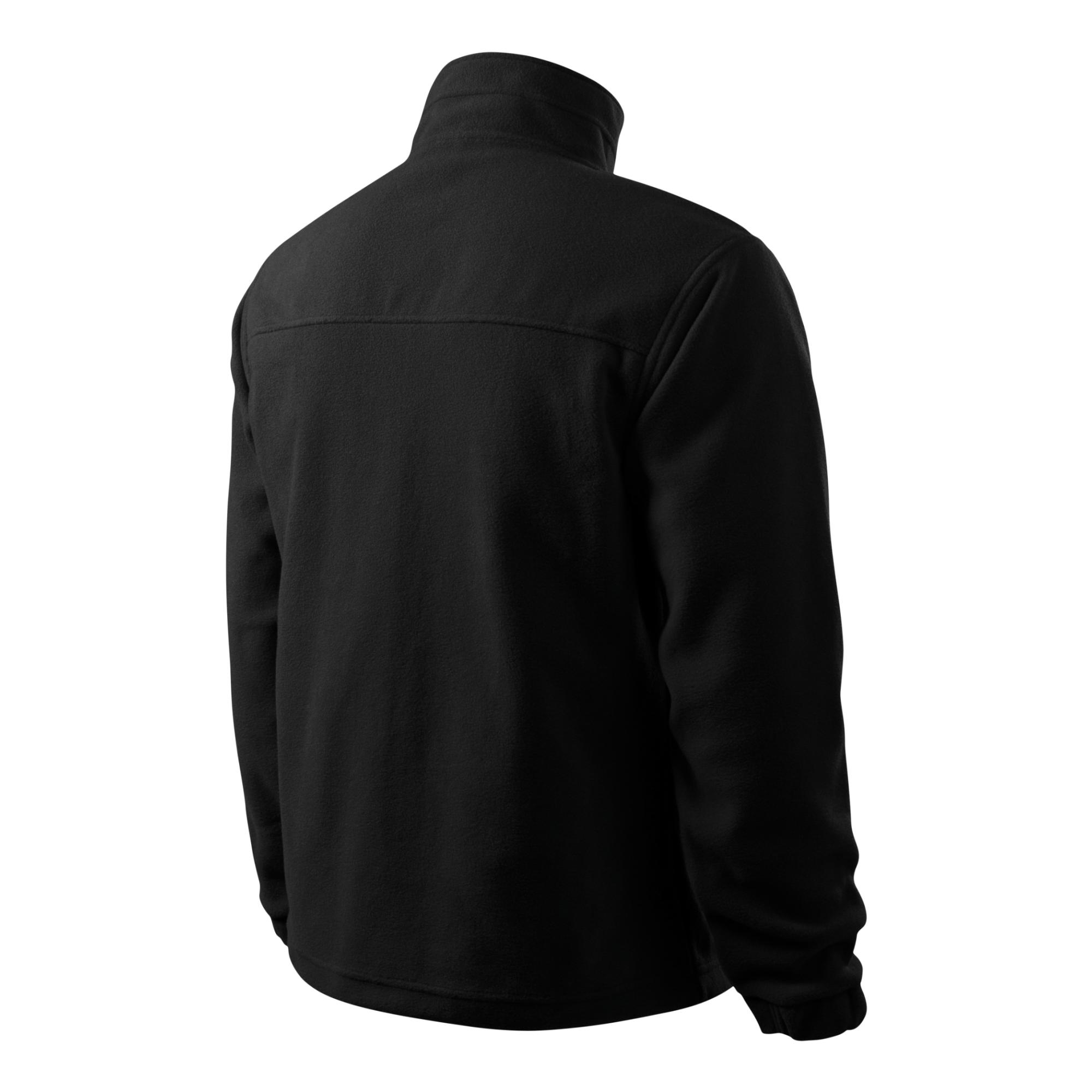 Jachetă fleece pentru bărbaţi Jacket 501 negru 01 (brand label) L