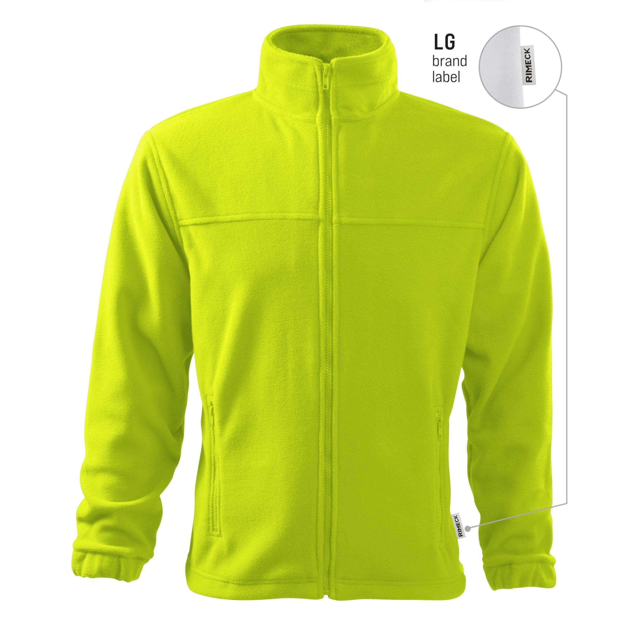 Jachetă fleece pentru bărbaţi Jacket 501 lime 62 (brand label) L