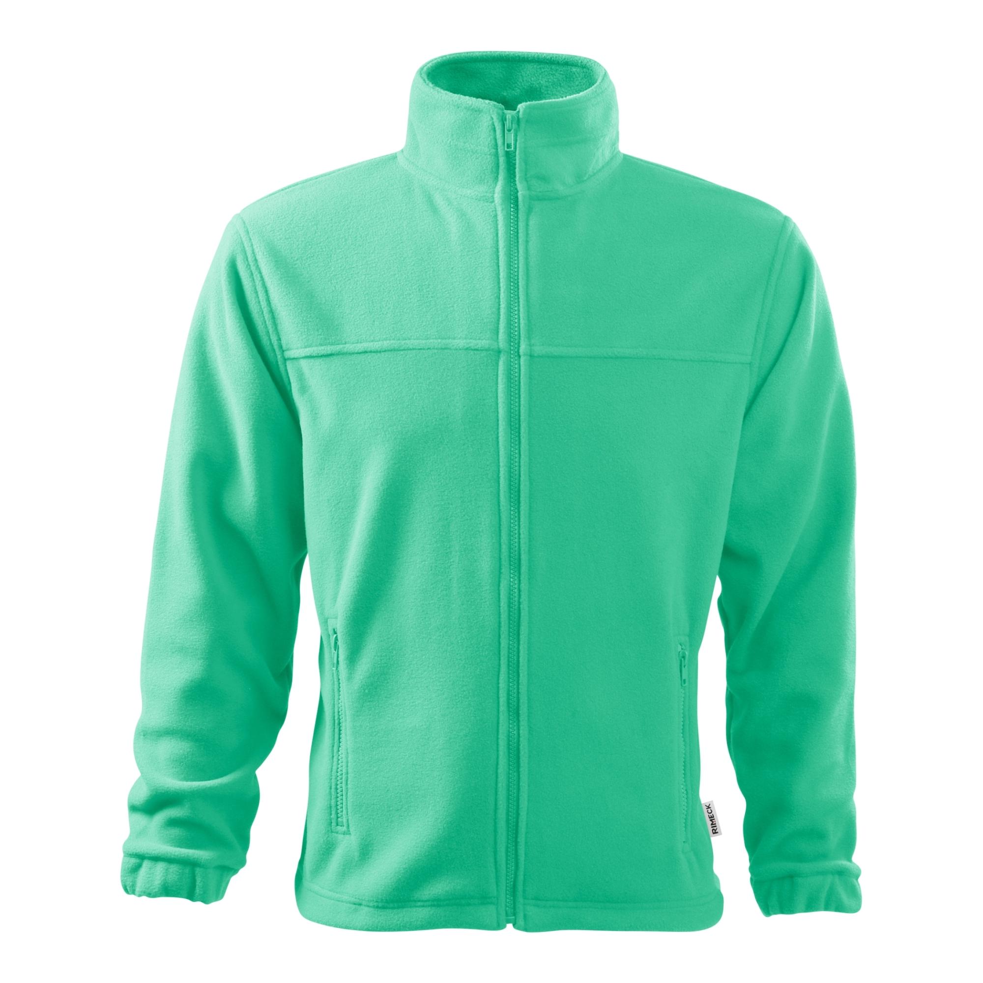 Jachetă fleece pentru bărbaţi Jacket 501 verde mentă 95 (brand label) L