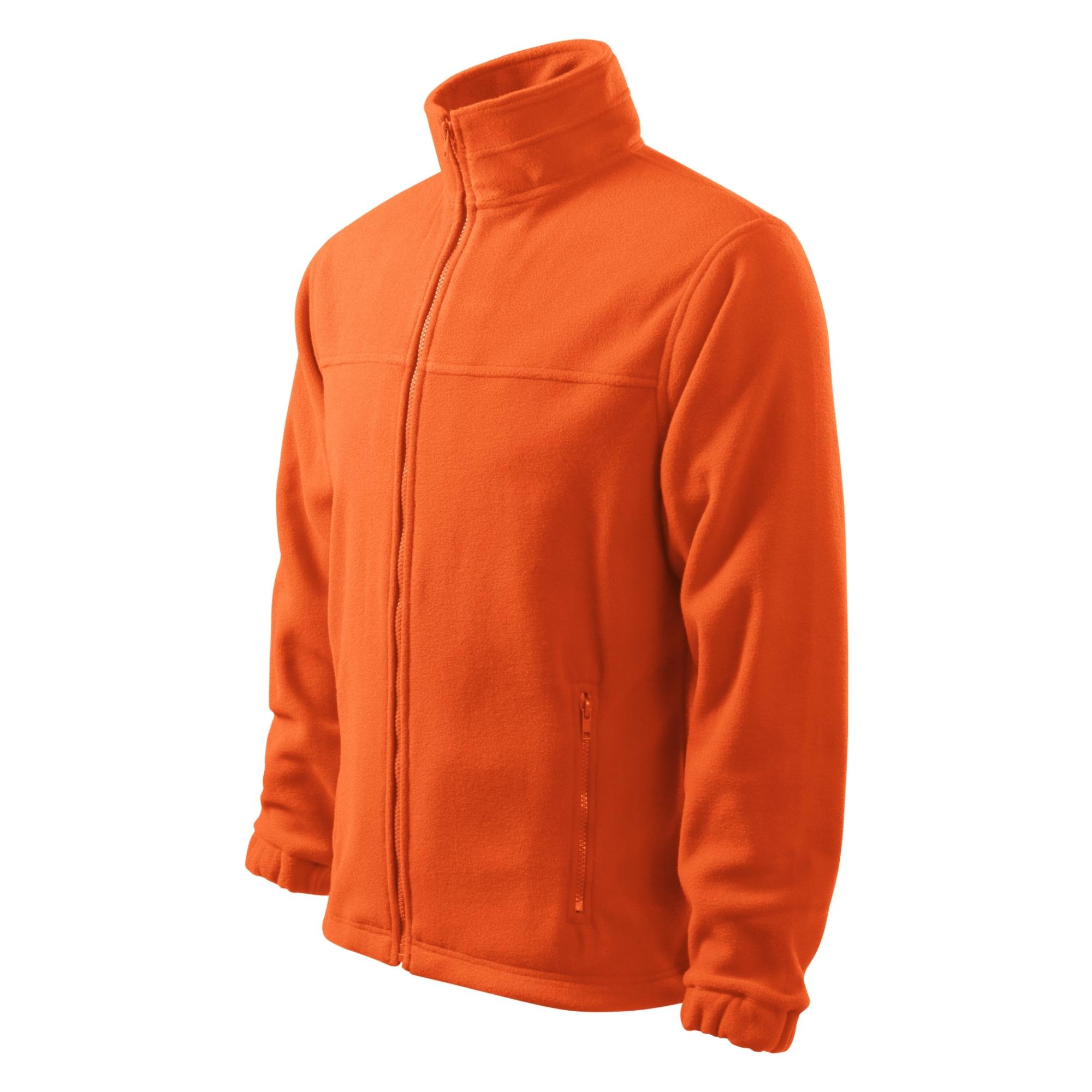 Jachetă fleece pentru bărbaţi Jacket 501 portocaliu 11 (brand label) 3XL