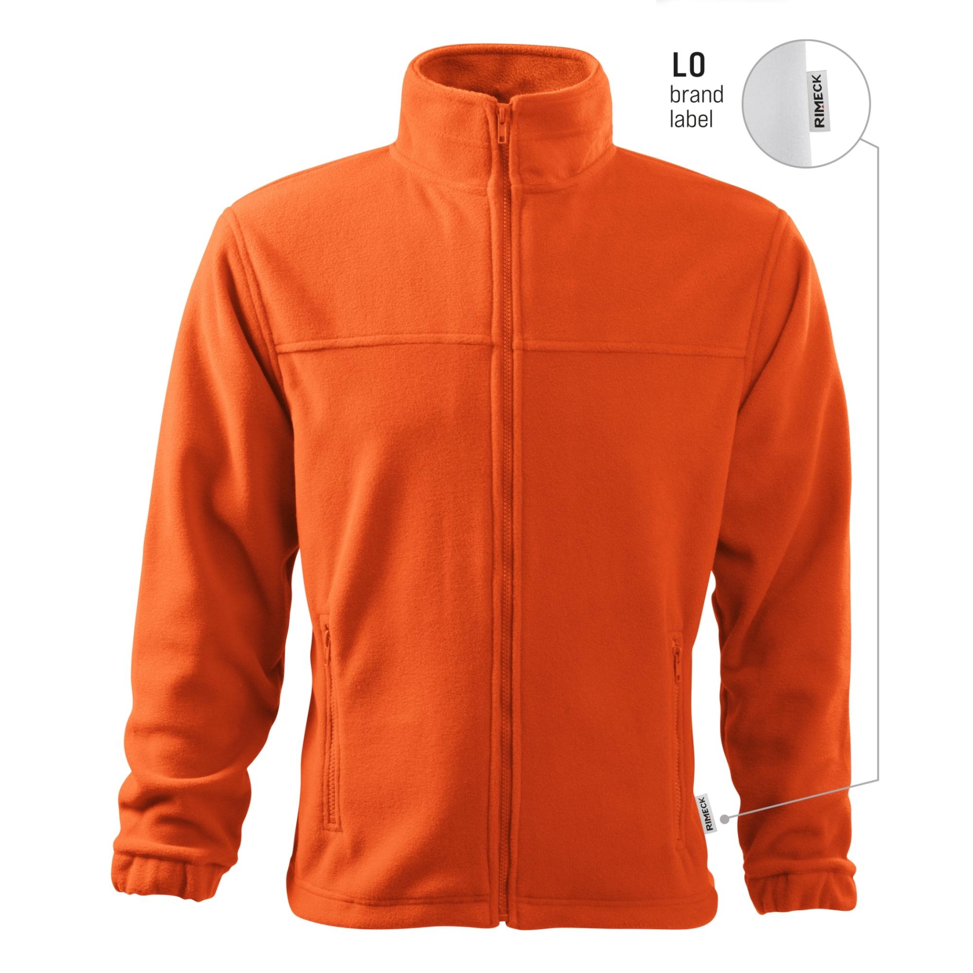Jachetă fleece pentru bărbaţi Jacket 501 portocaliu 11 (brand label) L