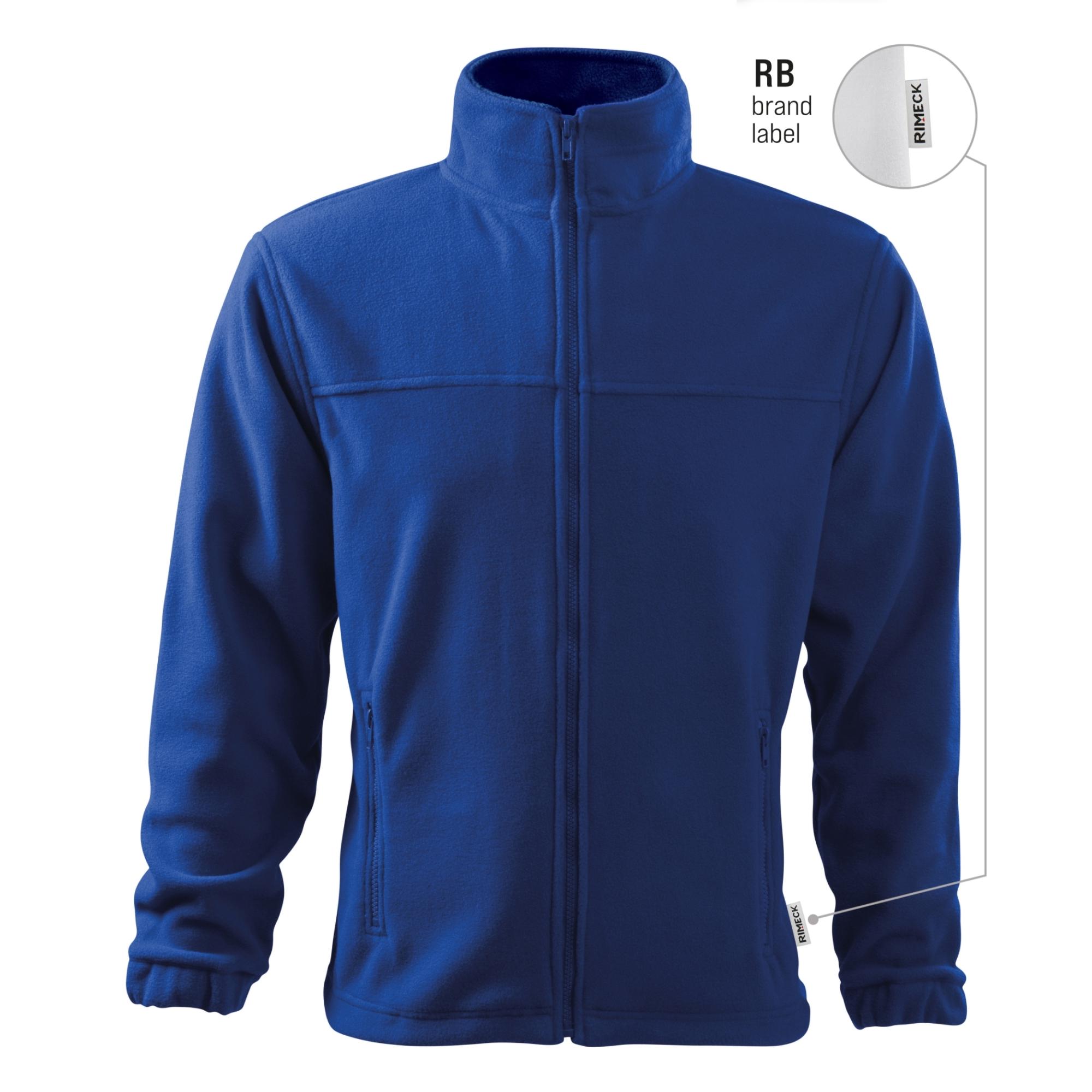 Jachetă fleece pentru bărbaţi Jacket 501 albastru regal 05 (brand label) L