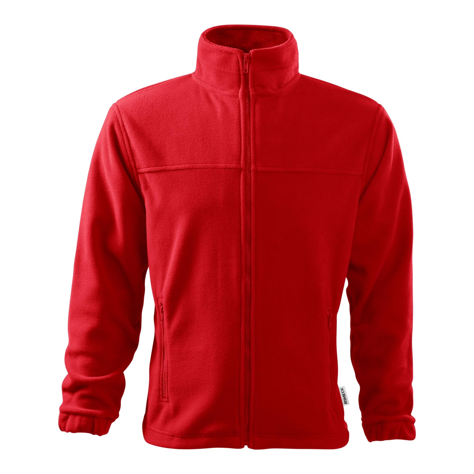 Jachetă fleece pentru bărbaţi Jacket 501 roşu 07 (brand label) XL