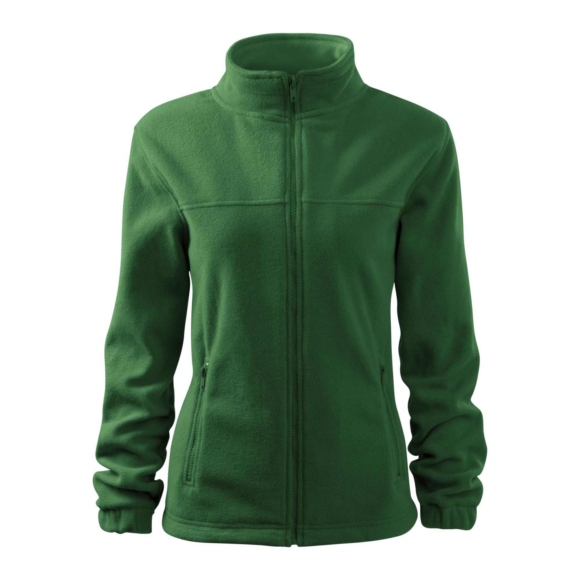 Jachetă fleece pentru damă Jacket 504 Verde sticla XXL