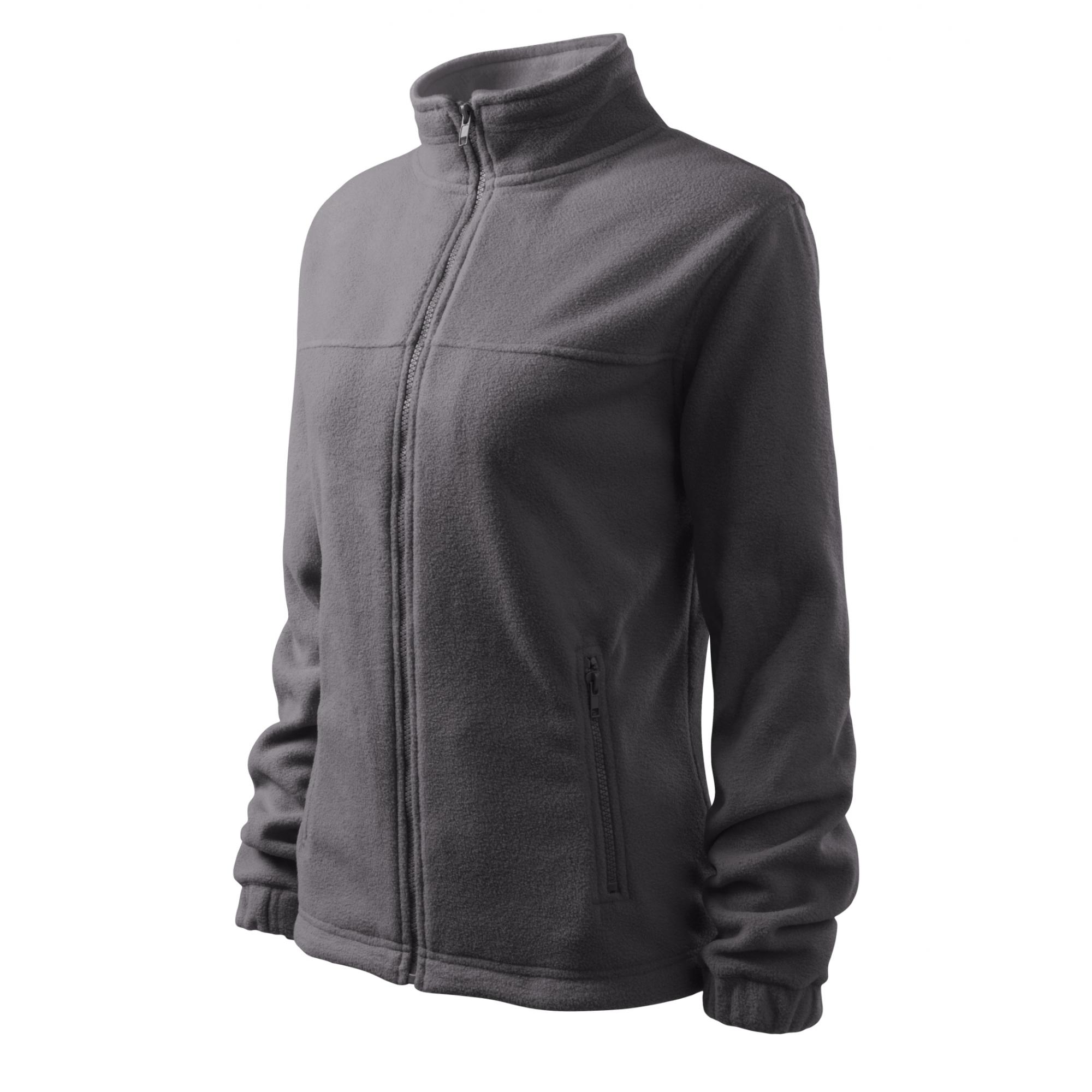 Jachetă fleece pentru damă Jacket 504 Gri metalic XXL