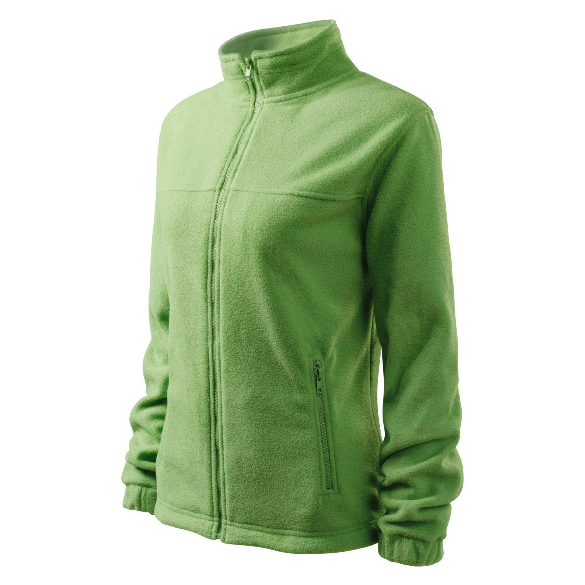 Jachetă fleece pentru damă Jacket 504 Verde iarba XXL