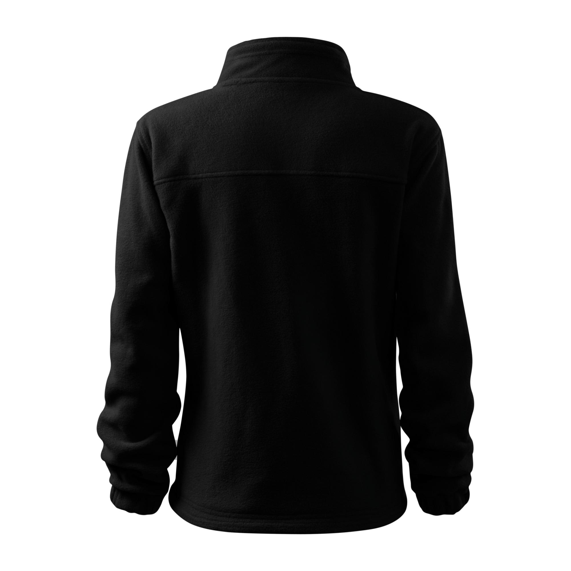 Jachetă fleece pentru damă Jacket 504 negru 01 (brand label) S