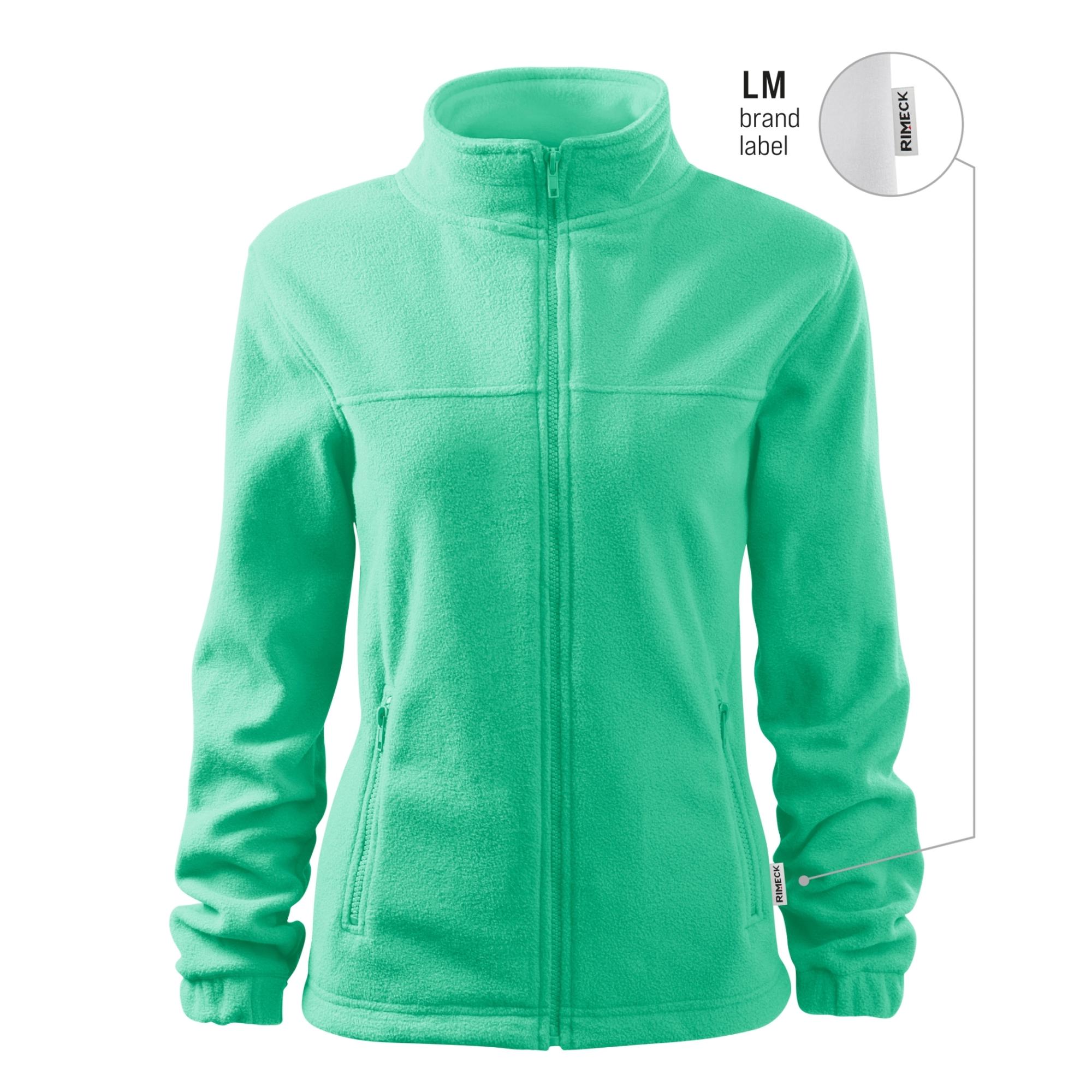 Jachetă fleece pentru damă Jacket 504 verde mentă 95 (brand label) M