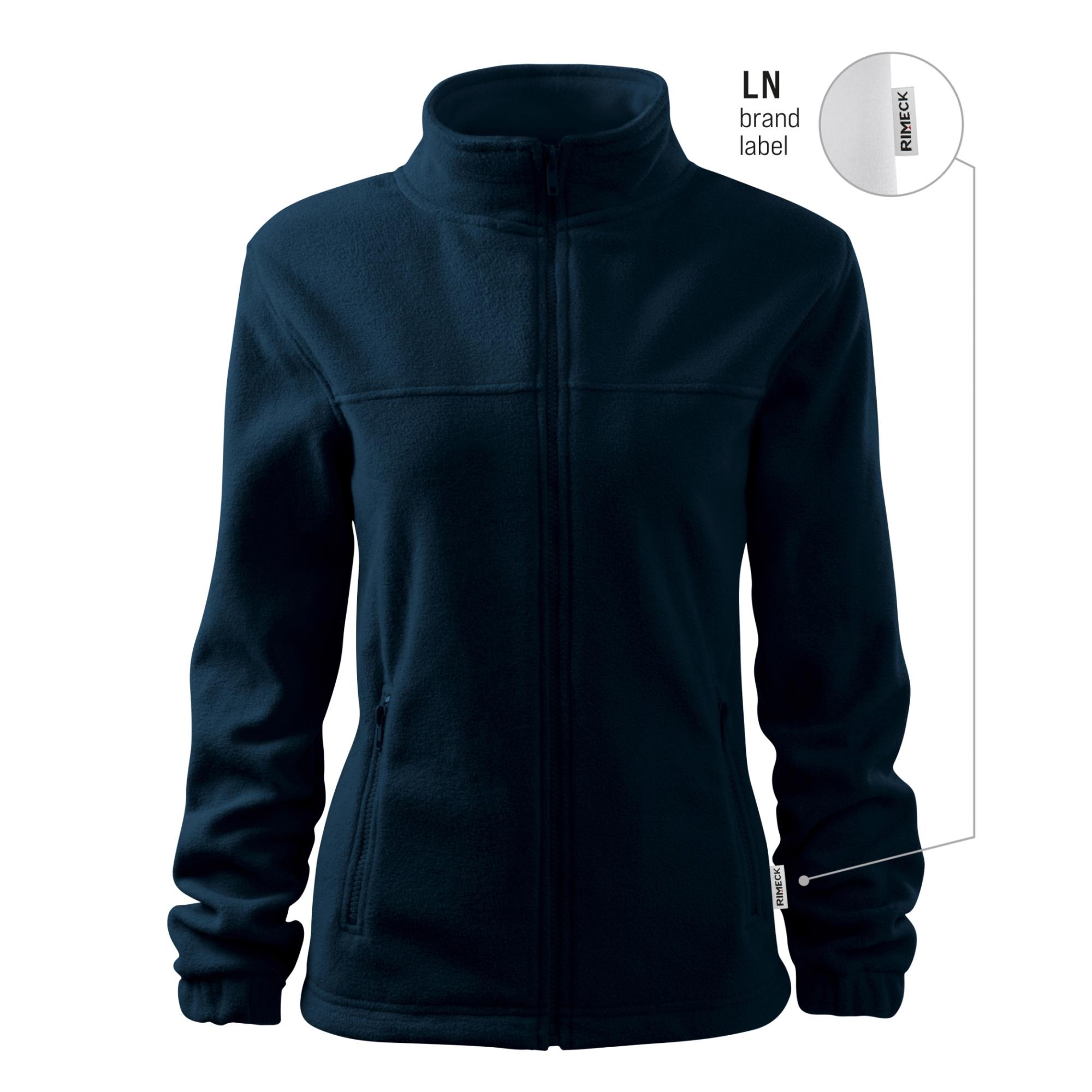 Jachetă fleece pentru damă Jacket 504 albastru marin 02 (brand label) L
