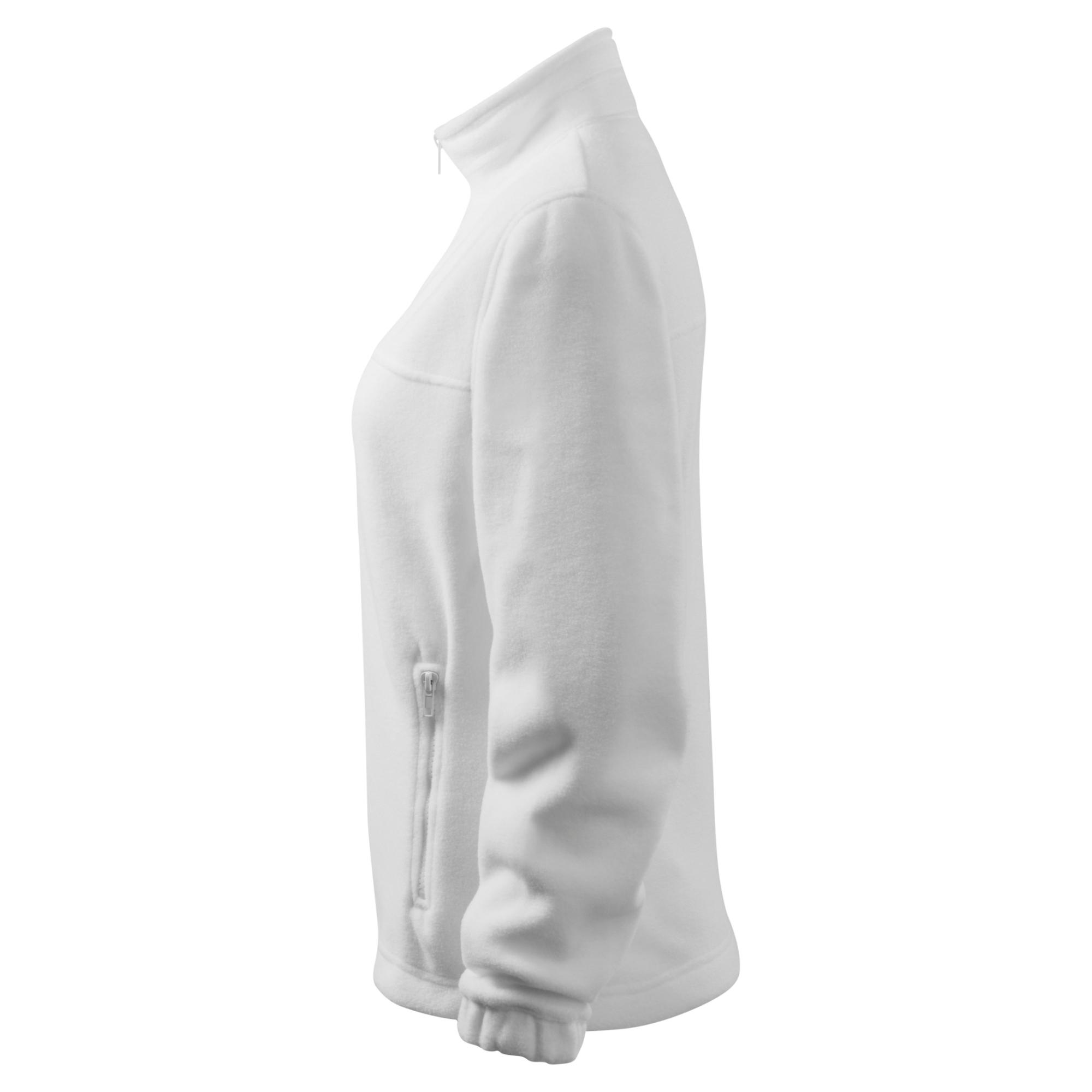 Jachetă fleece pentru damă Jacket 504 alb 00 (brand label) XS