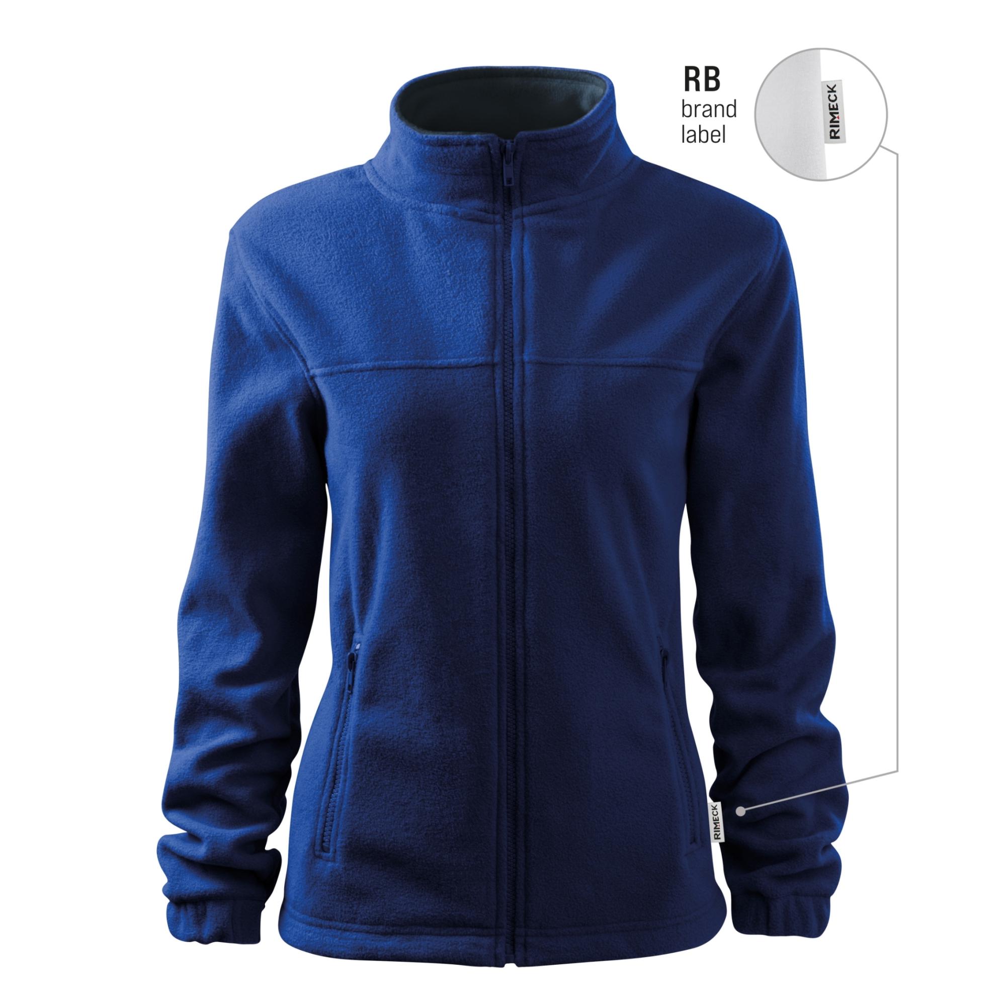 Jachetă fleece pentru damă Jacket 504 albastru regal 05 (brand label) S