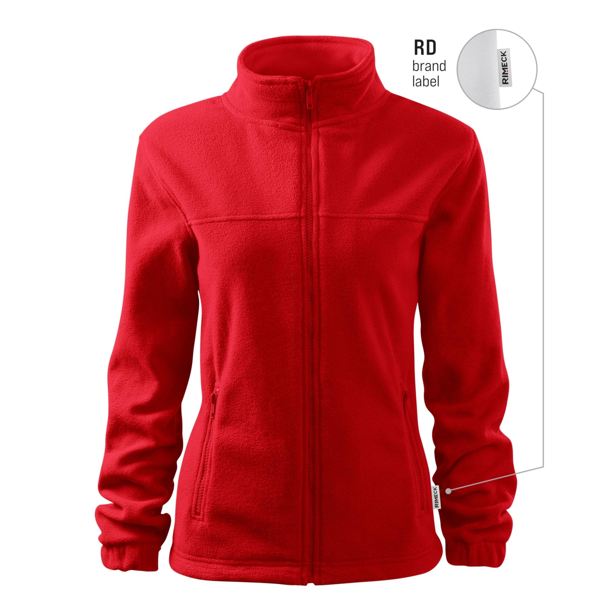 Jachetă fleece pentru damă Jacket 504 roşu 07 (brand label) XS