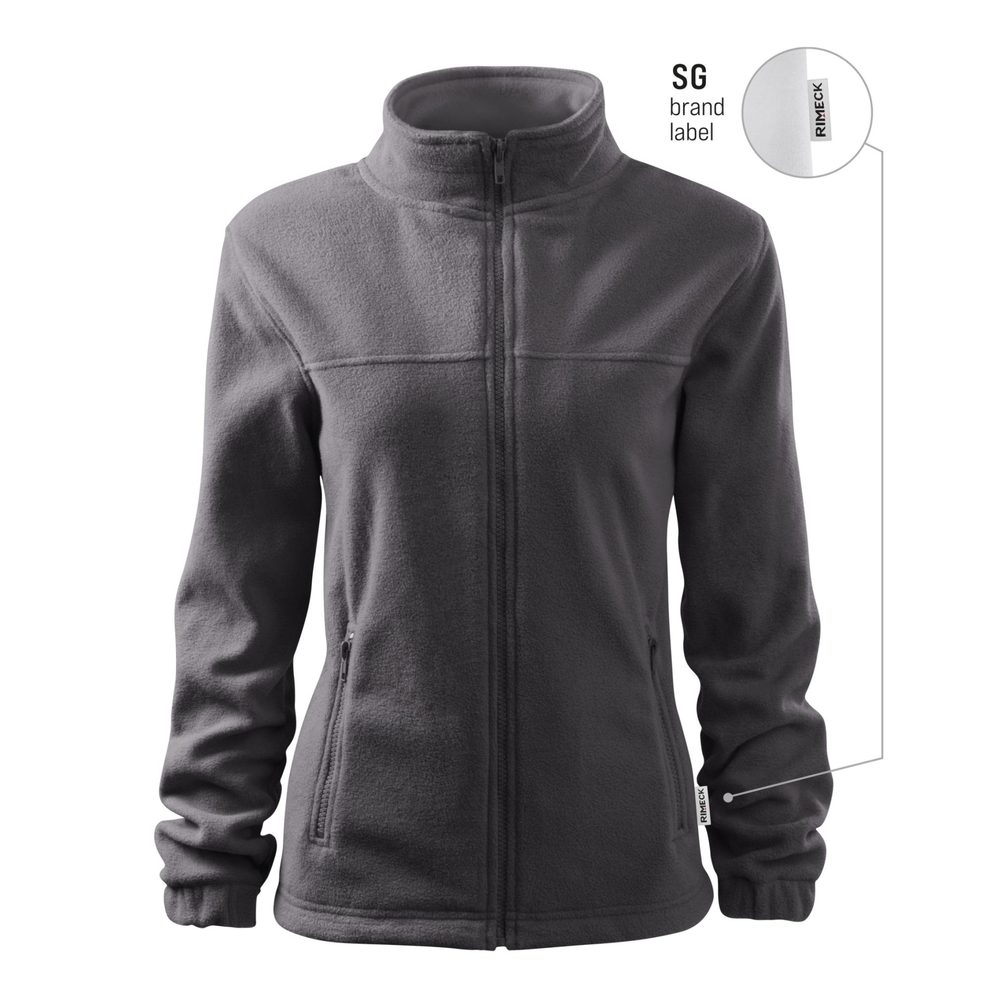 Jachetă fleece pentru damă Jacket 504 gri metalic 36 (brand label) XS