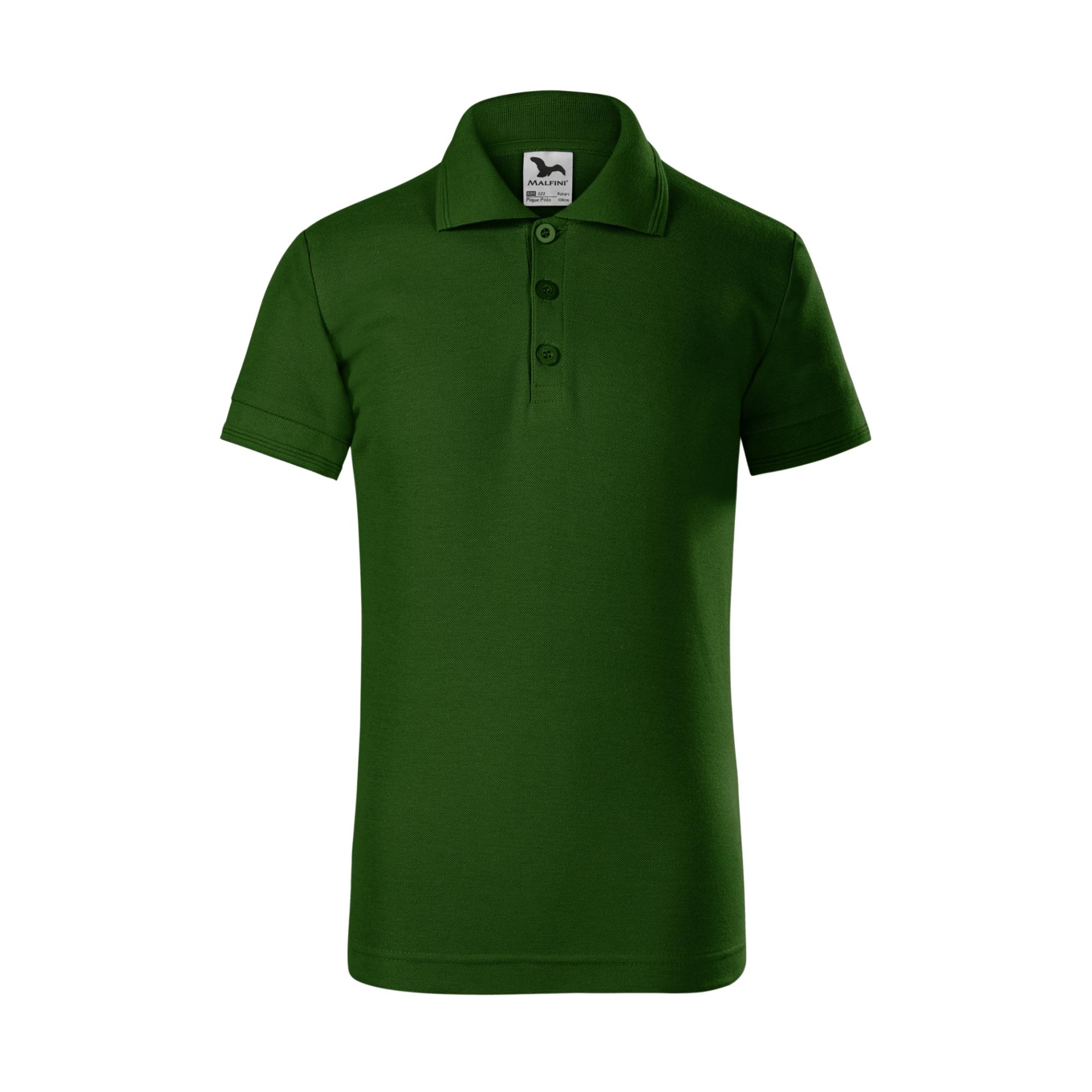Tricou polo pentru copii Pique Polo 222 Verde sticla 8 ani