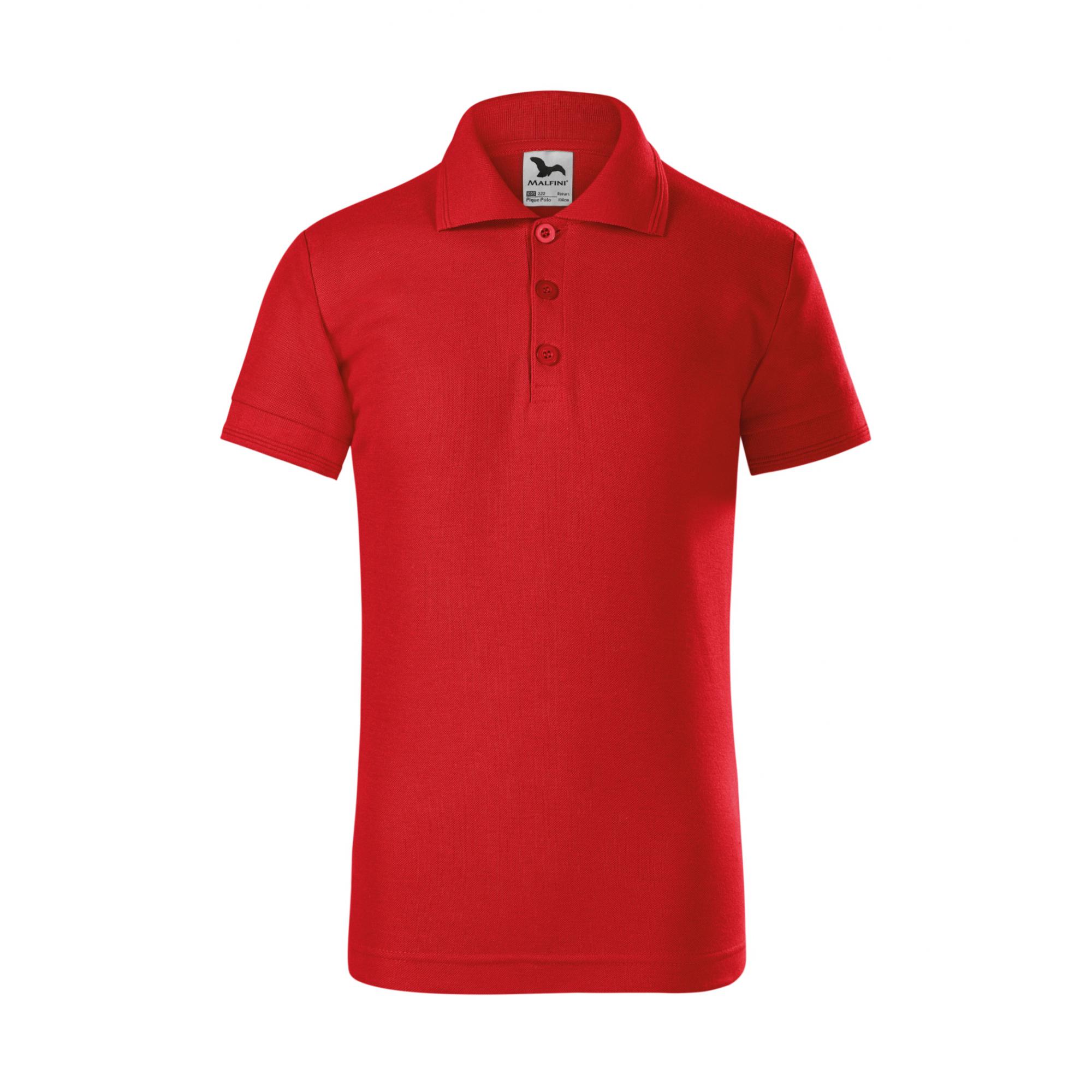 Tricou polo pentru copii Pique Polo 222 Rosu 4ani