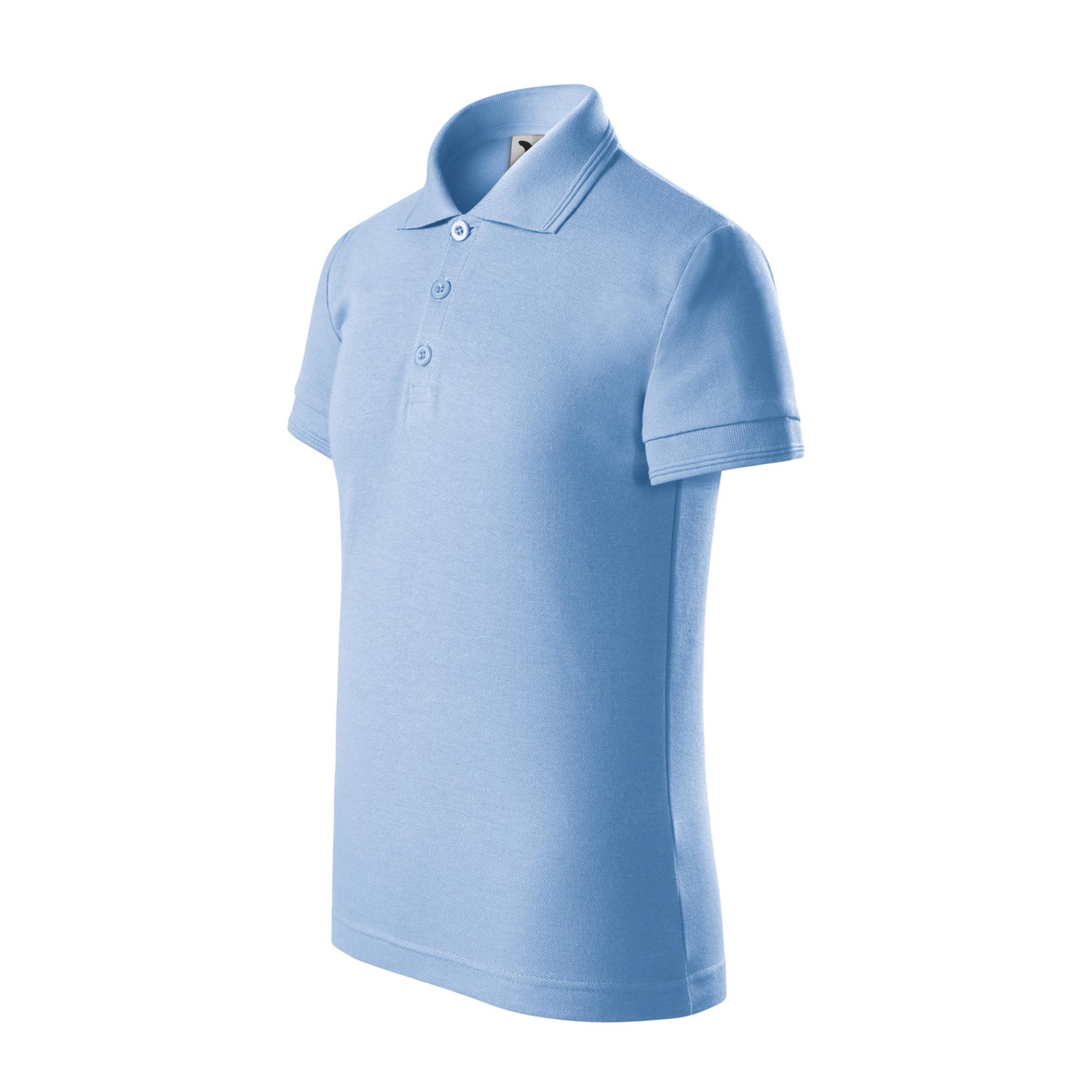 Tricou polo pentru copii Pique Polo 222 Albastru deschis 10ani