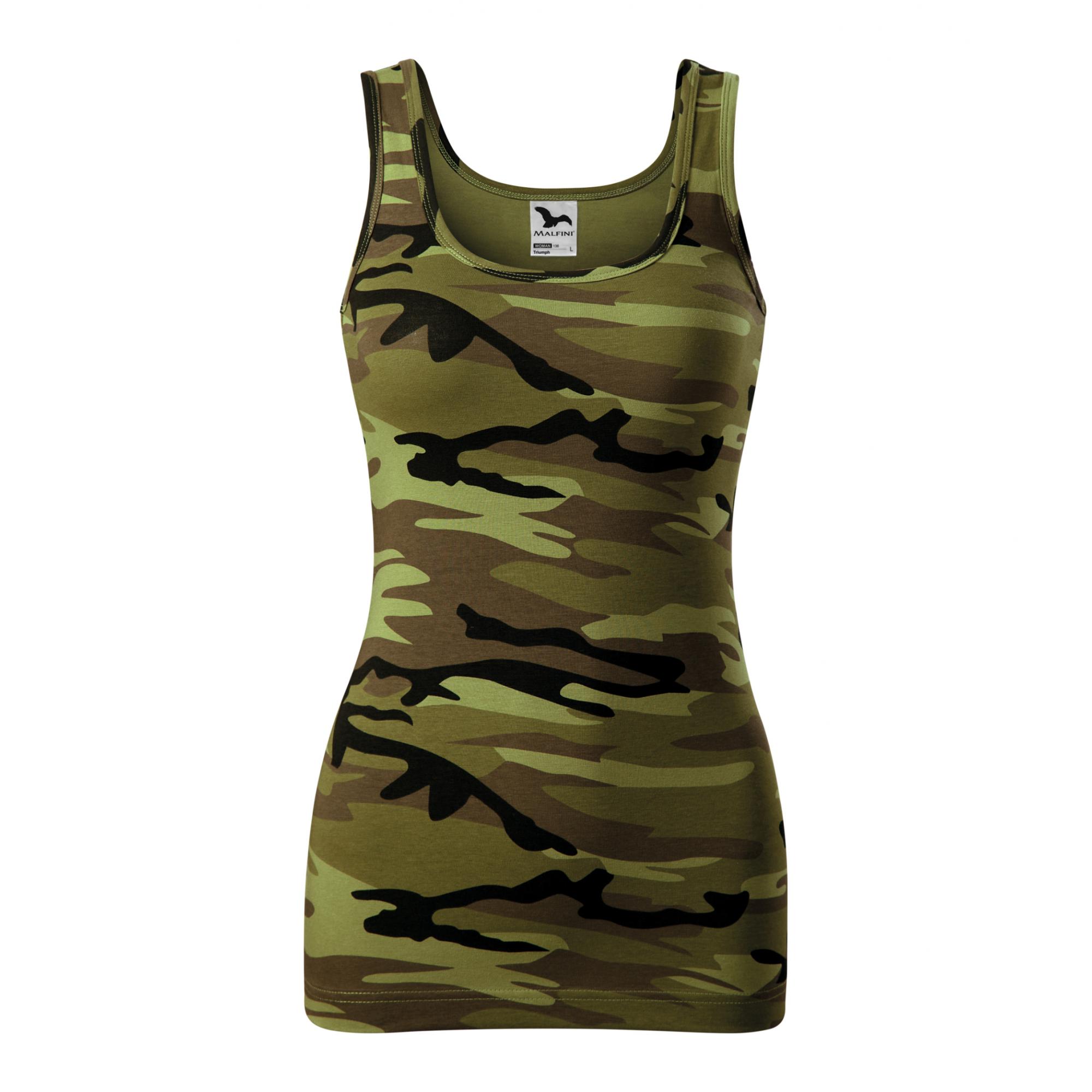 Top pentru damă Camo Triumph C36 Camuflaj verde L