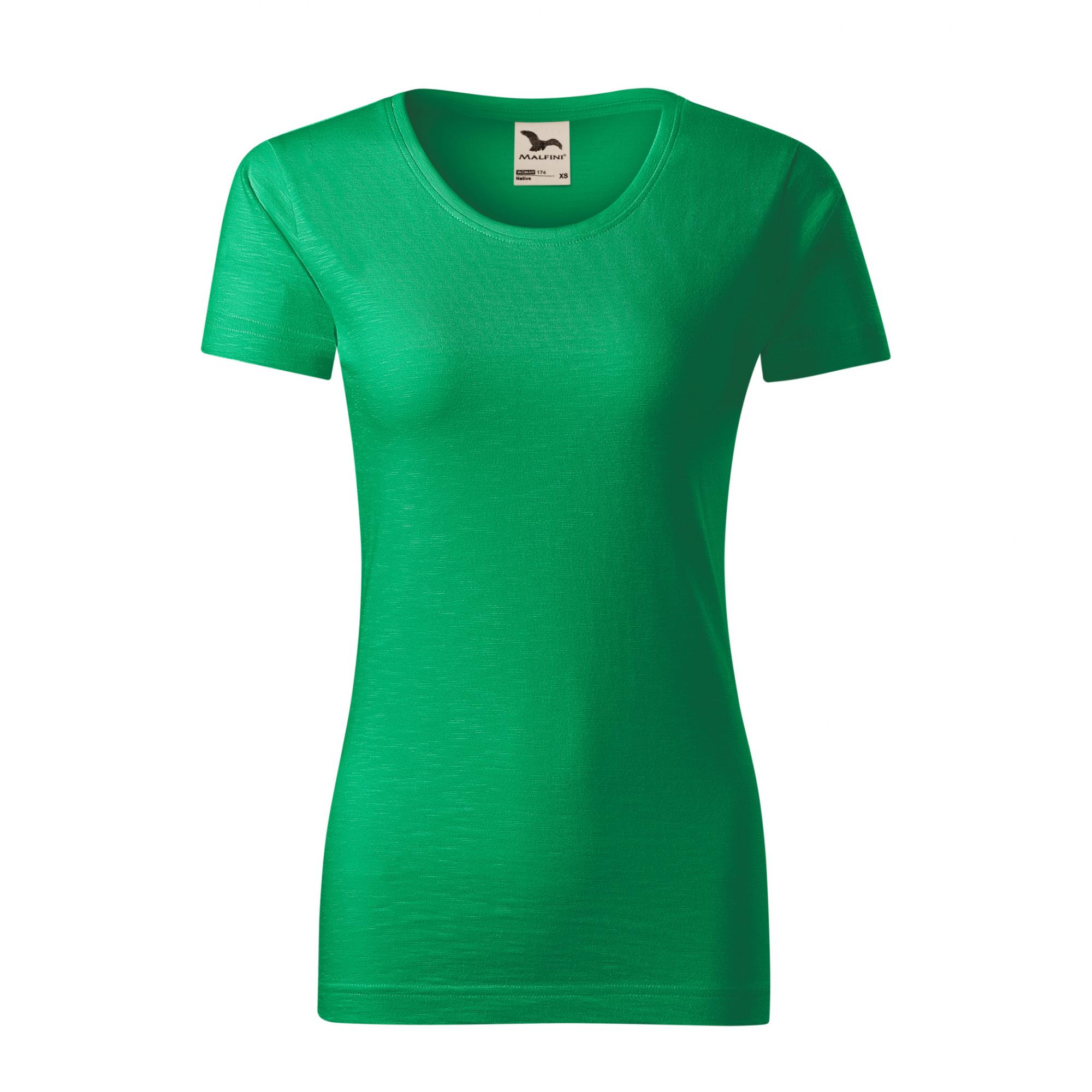 Tricou pentru damă Native 174 Verde mediu S