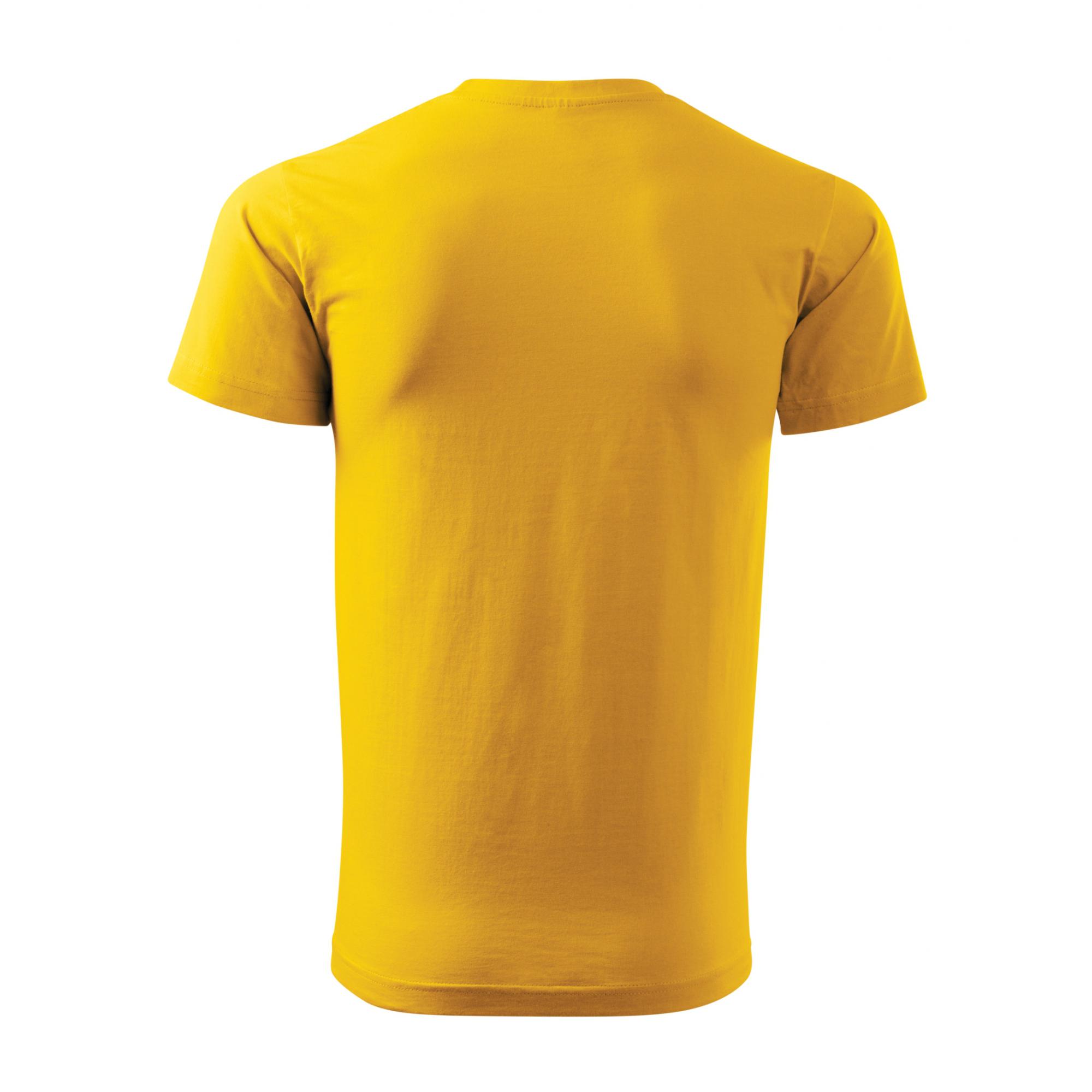 Tricou pentru bărbaţi Basic Free F29 Galben XXL