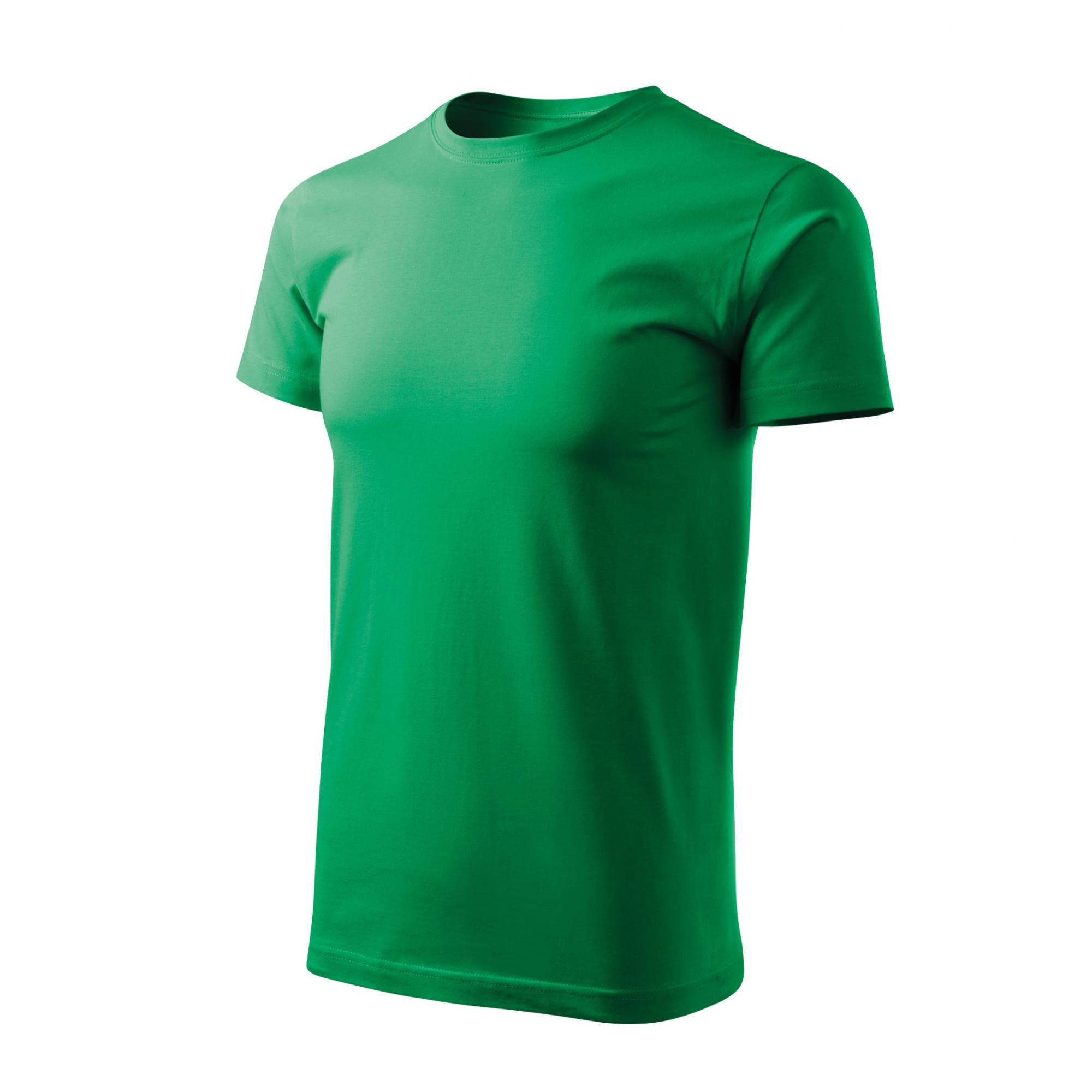 Tricou pentru bărbaţi Basic Free F29 Verde mediu XXL