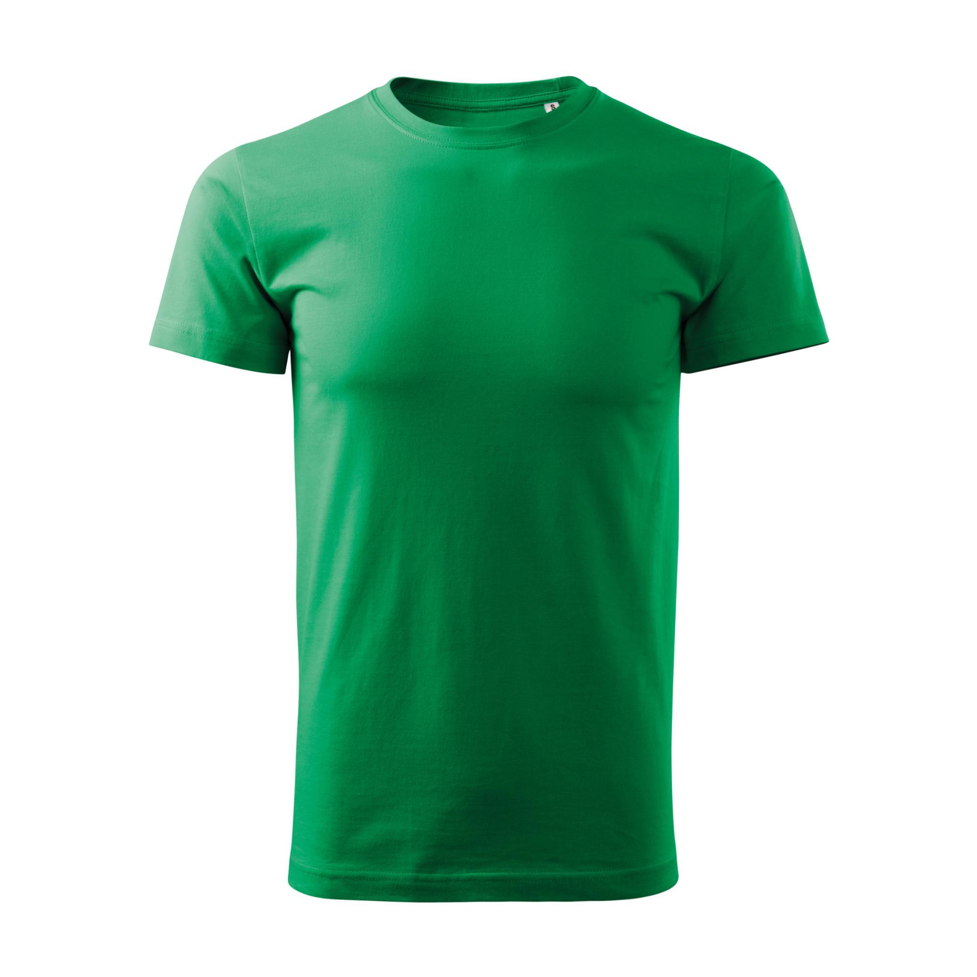 Tricou pentru bărbaţi Basic Free F29 Verde mediu XXL