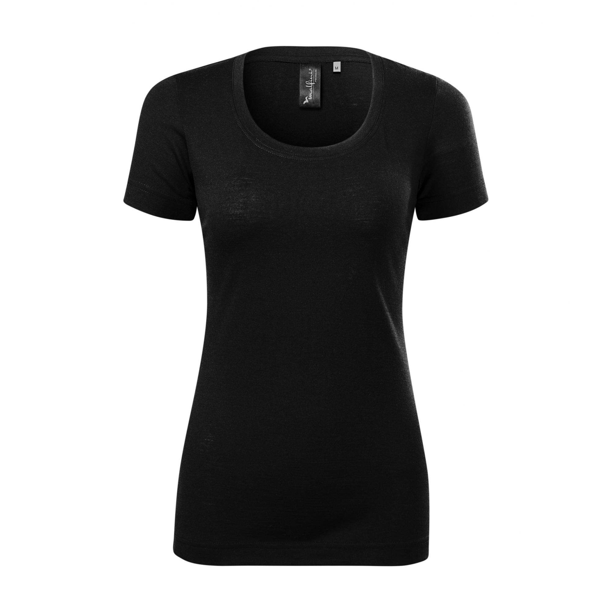 Tricou pentru damă Merino Rise 158 Negru L