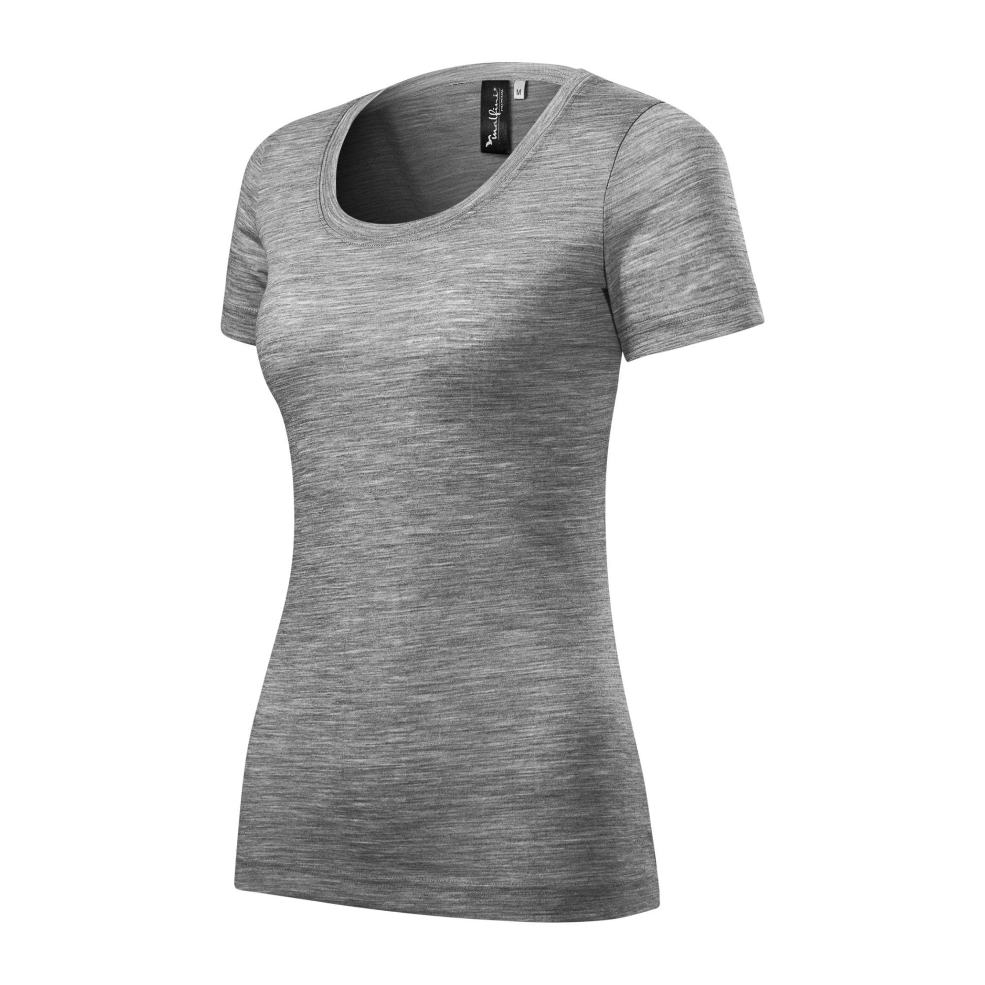 Tricou pentru damă Merino Rise 158 Gri inchis XL