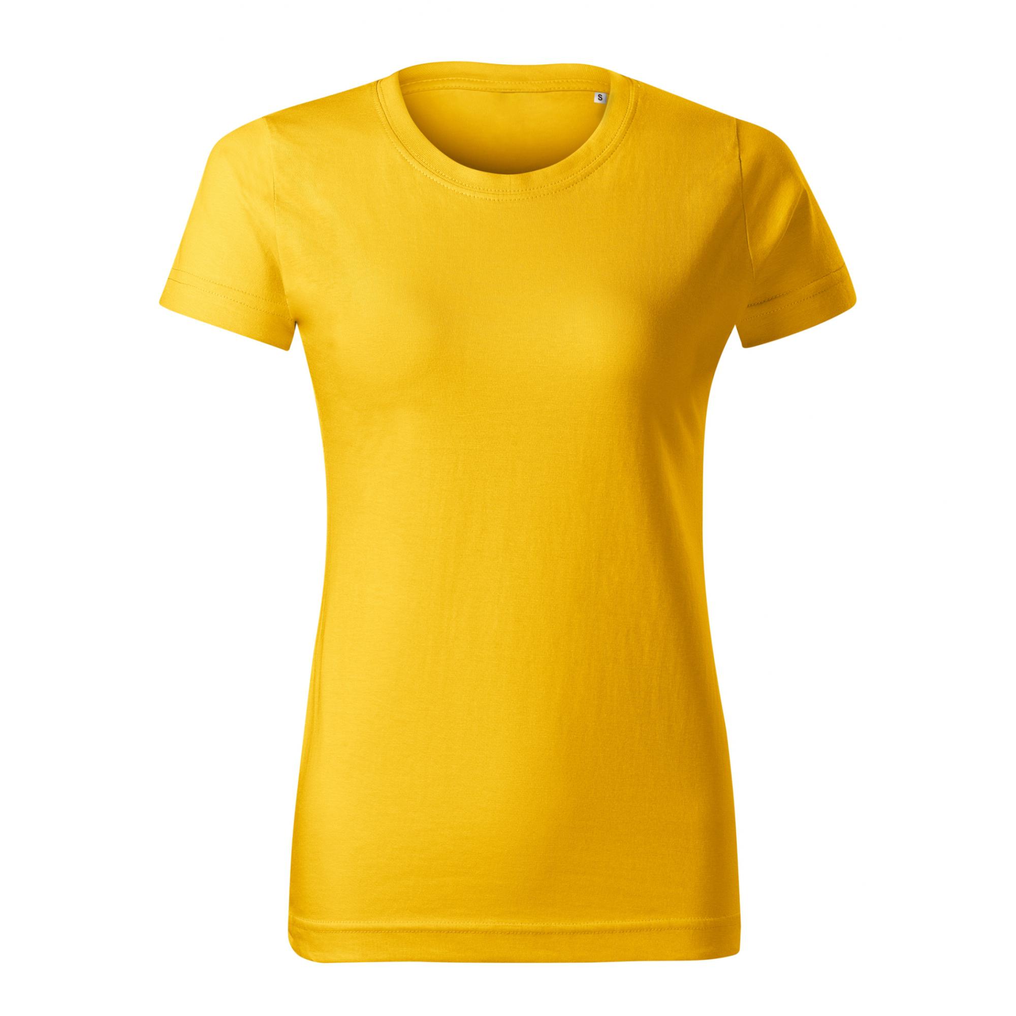 Tricou pentru damă Basic Free F34 Galben XL