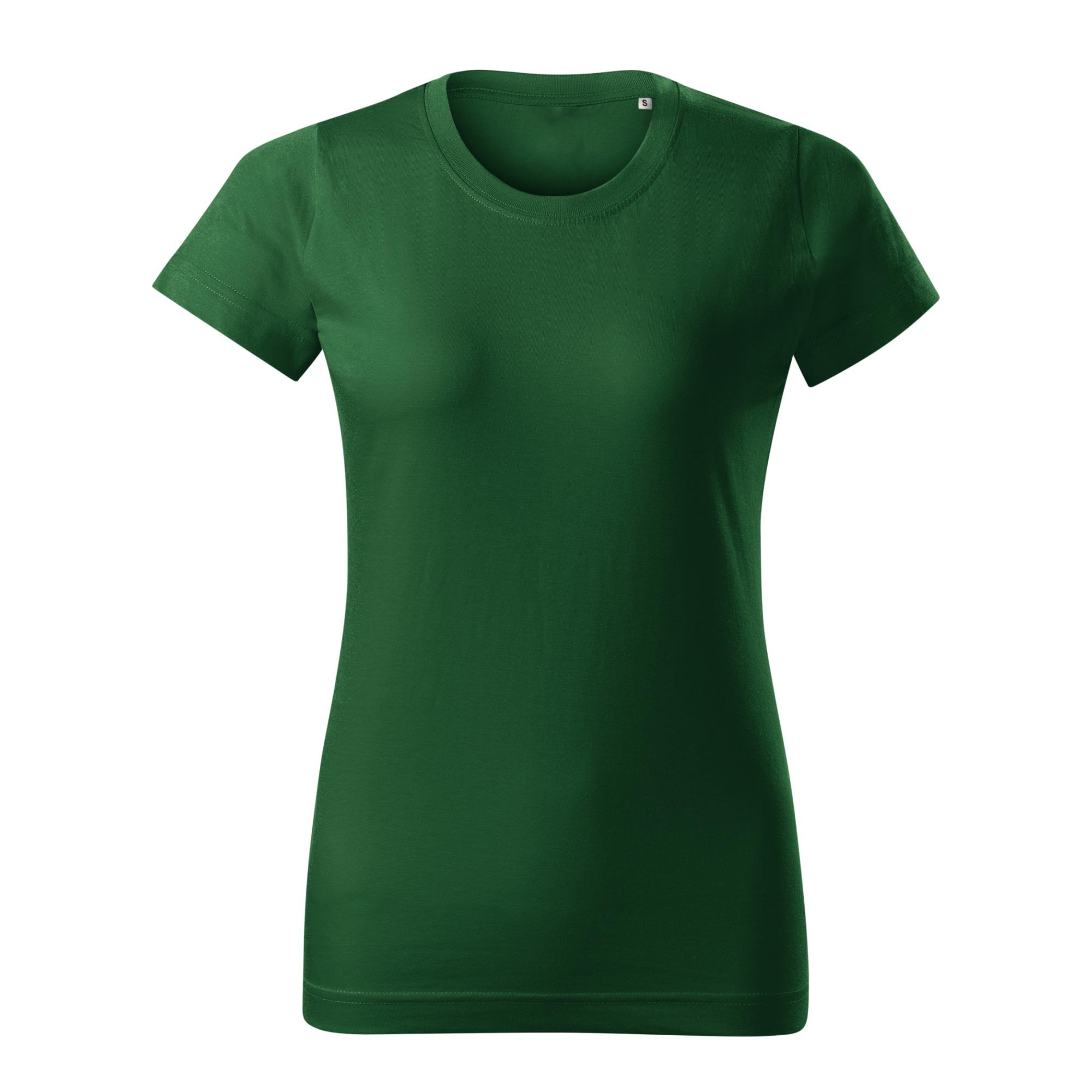 Tricou pentru damă Basic Free F34 Verde sticla XL