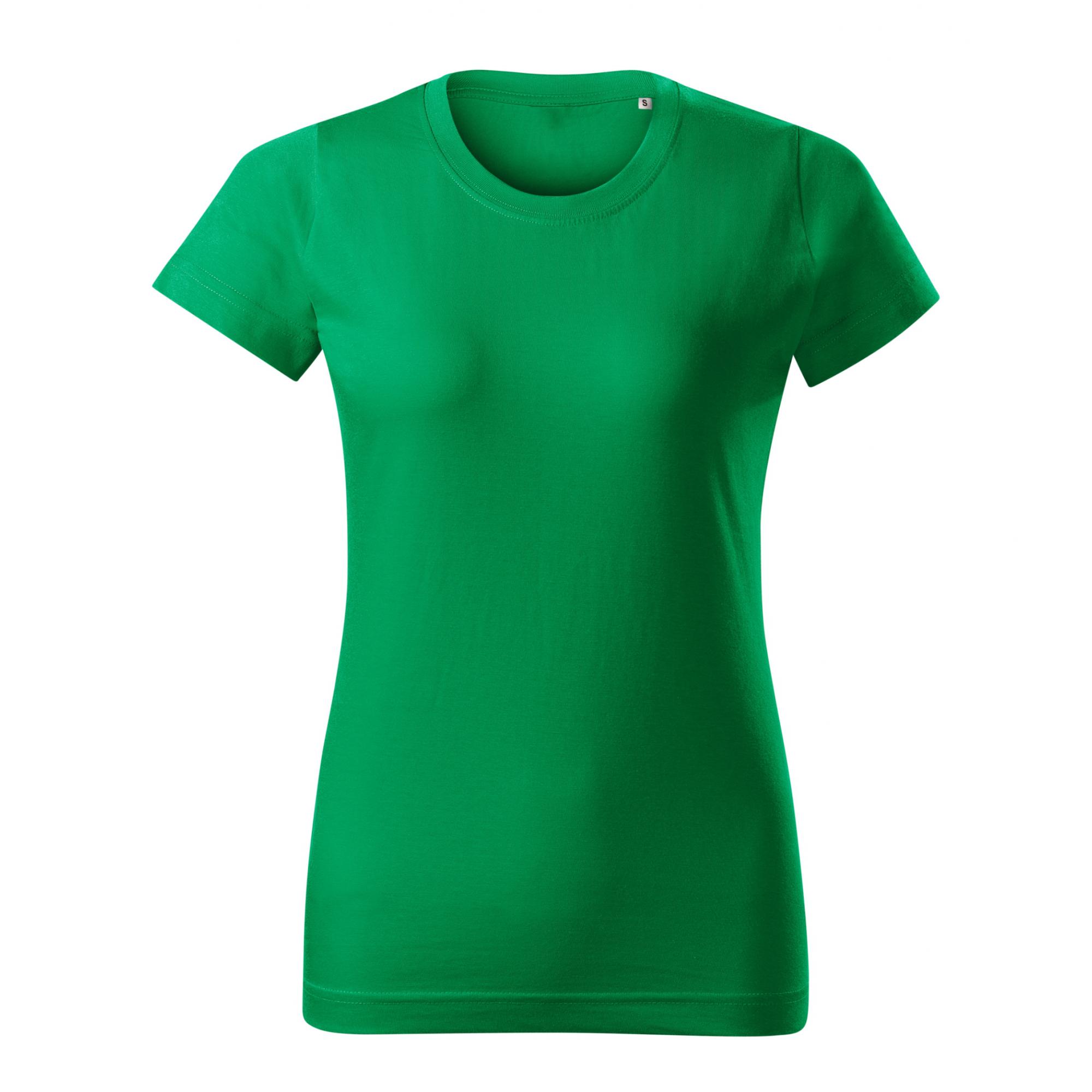 Tricou pentru damă Basic Free F34 Verde mediu XL