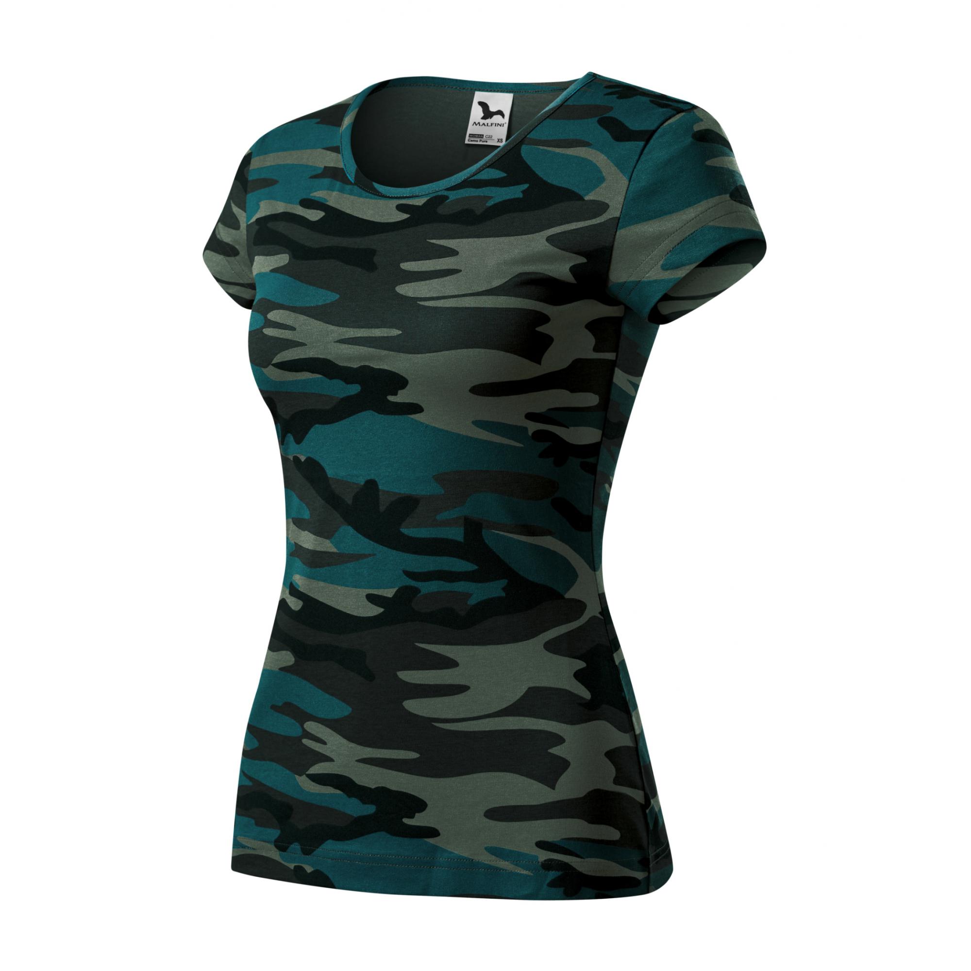Tricou pentru damă Camo Pure C22 camouflage petrol