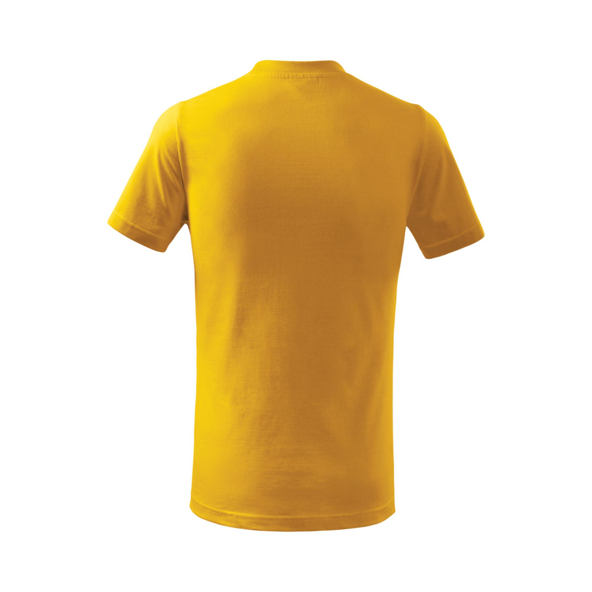 Tricou pentru copii Basic Free F38 Galben 4ani