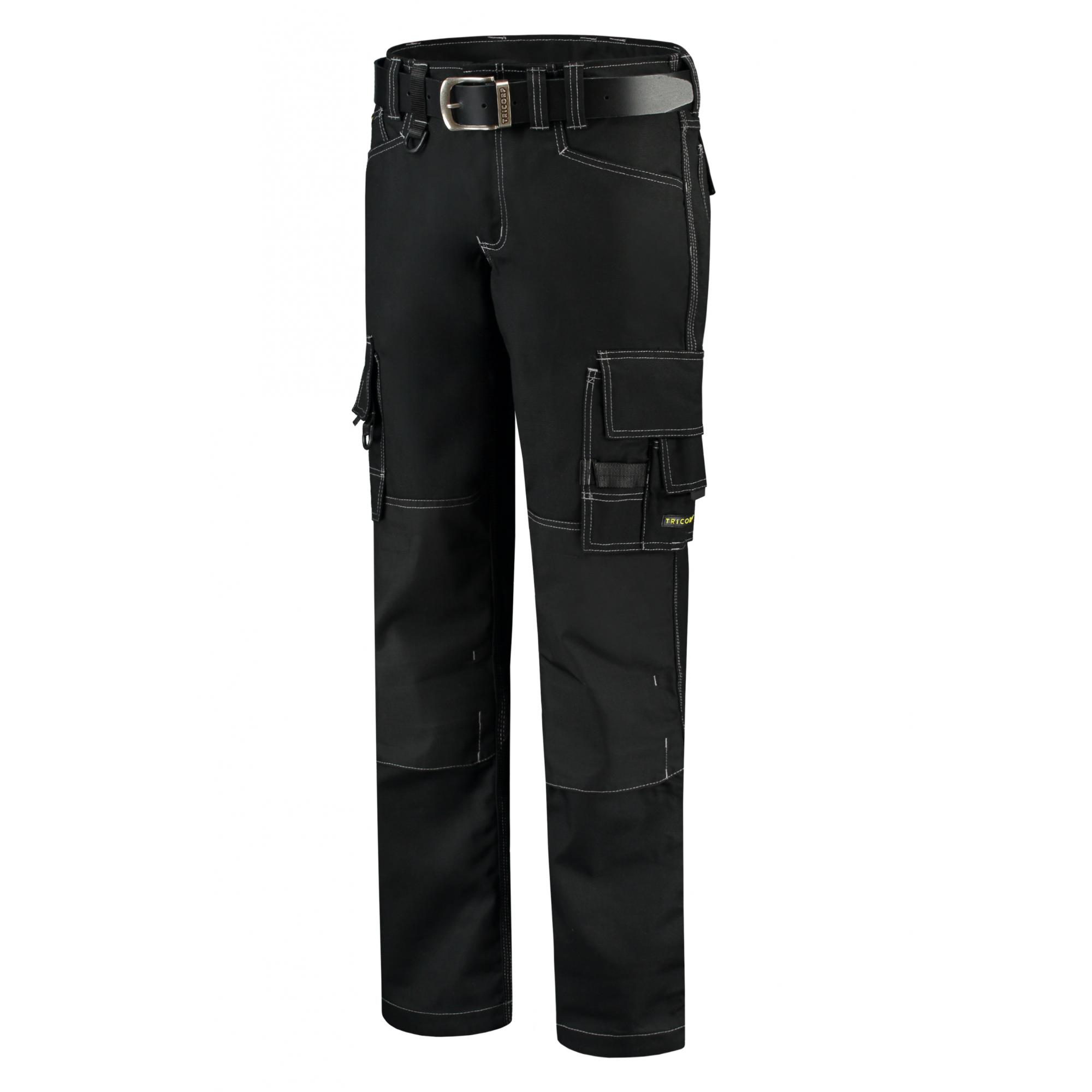 Pantaloni de lucru unisex Cordura Canvas Work Pants T61 Negru 45