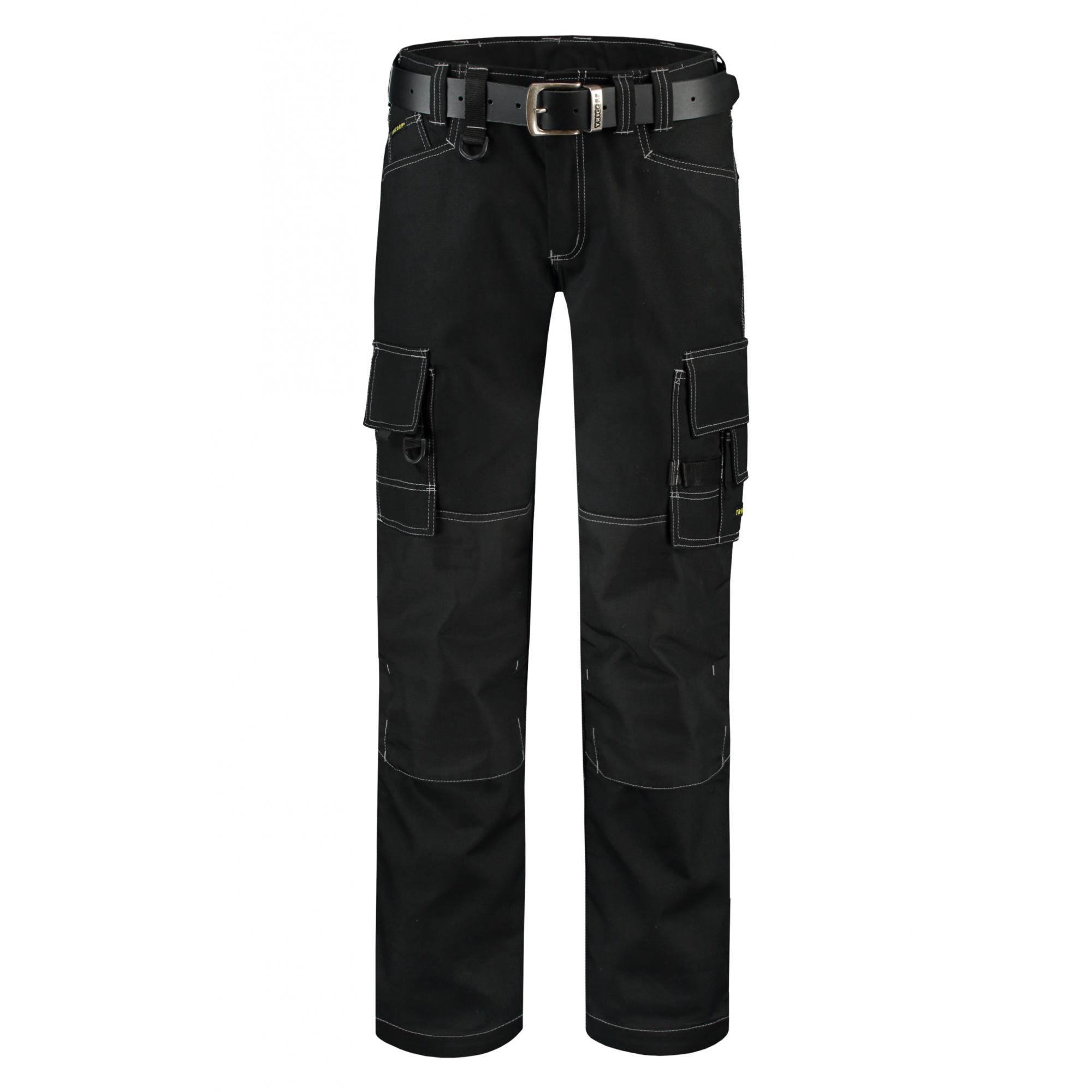 Pantaloni de lucru unisex Cordura Canvas Work Pants T61 Negru 55
