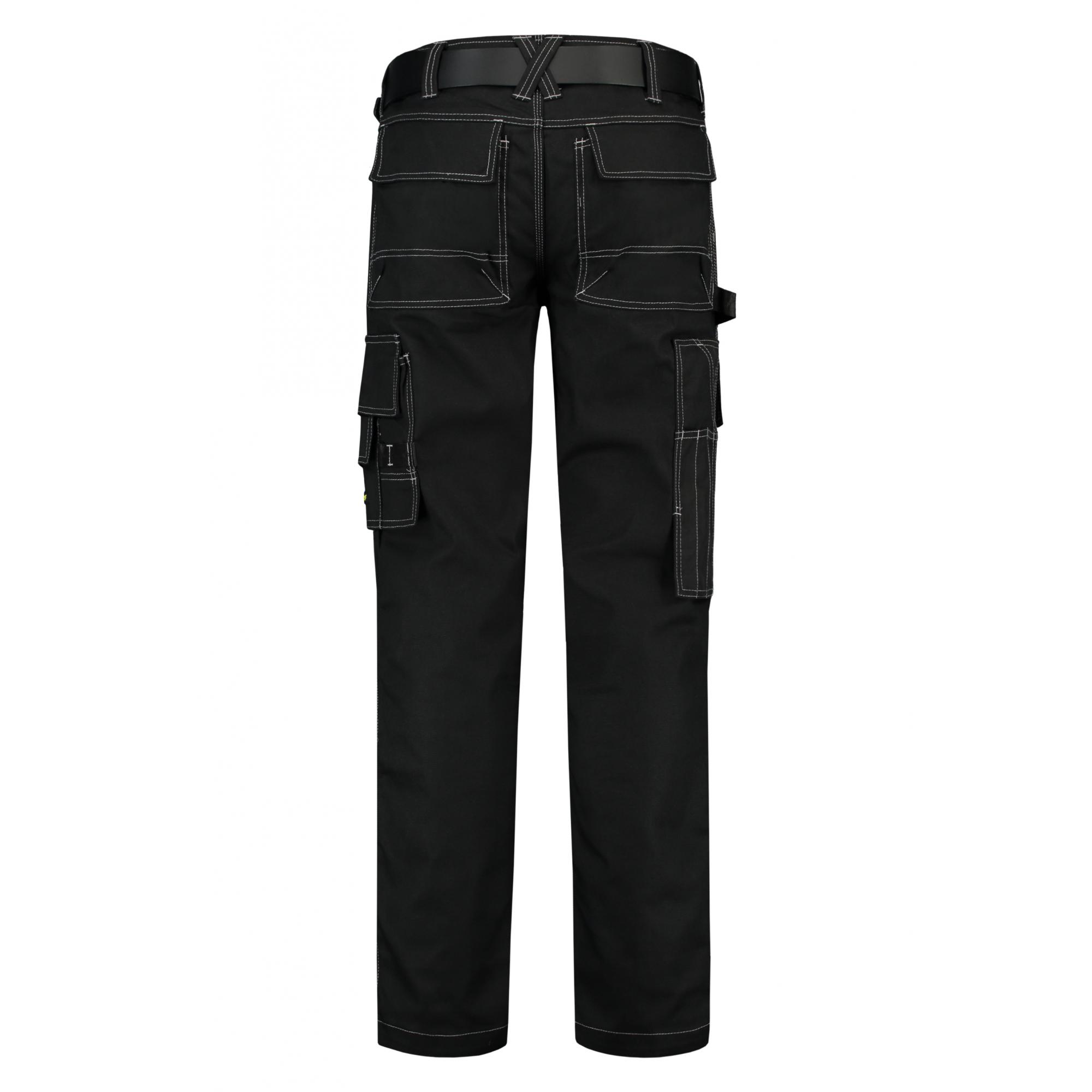 Pantaloni de lucru unisex Cordura Canvas Work Pants T61 Negru 55