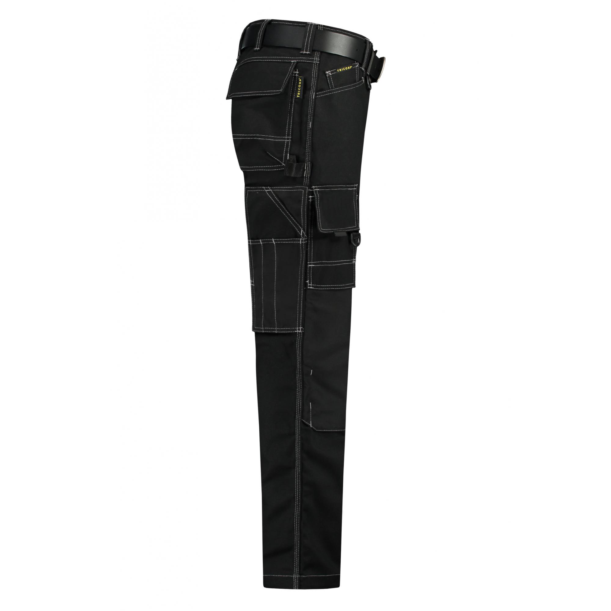 Pantaloni de lucru unisex Cordura Canvas Work Pants T61 Negru 55