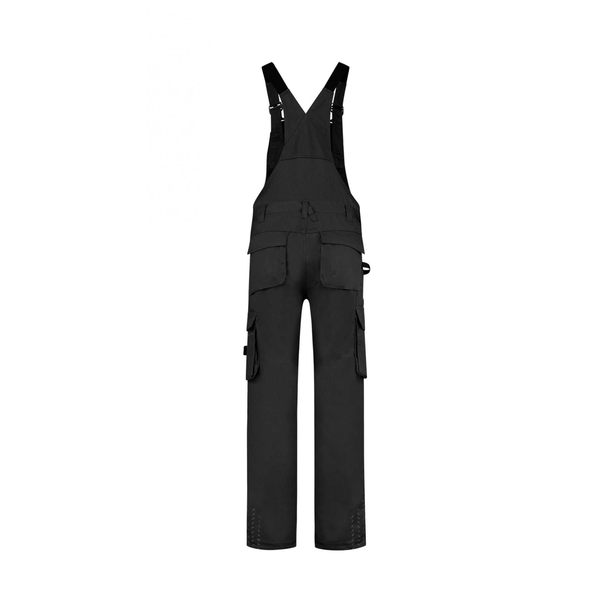 Salopetă unisex Bib & Brace Twill Cordura T67 Negru 58
