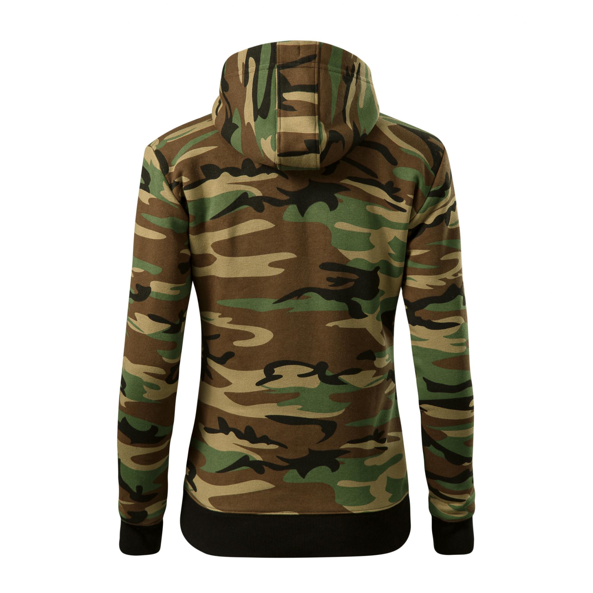 Hanorac pentru damă Camo Zipper C20 Camuflaj maro L