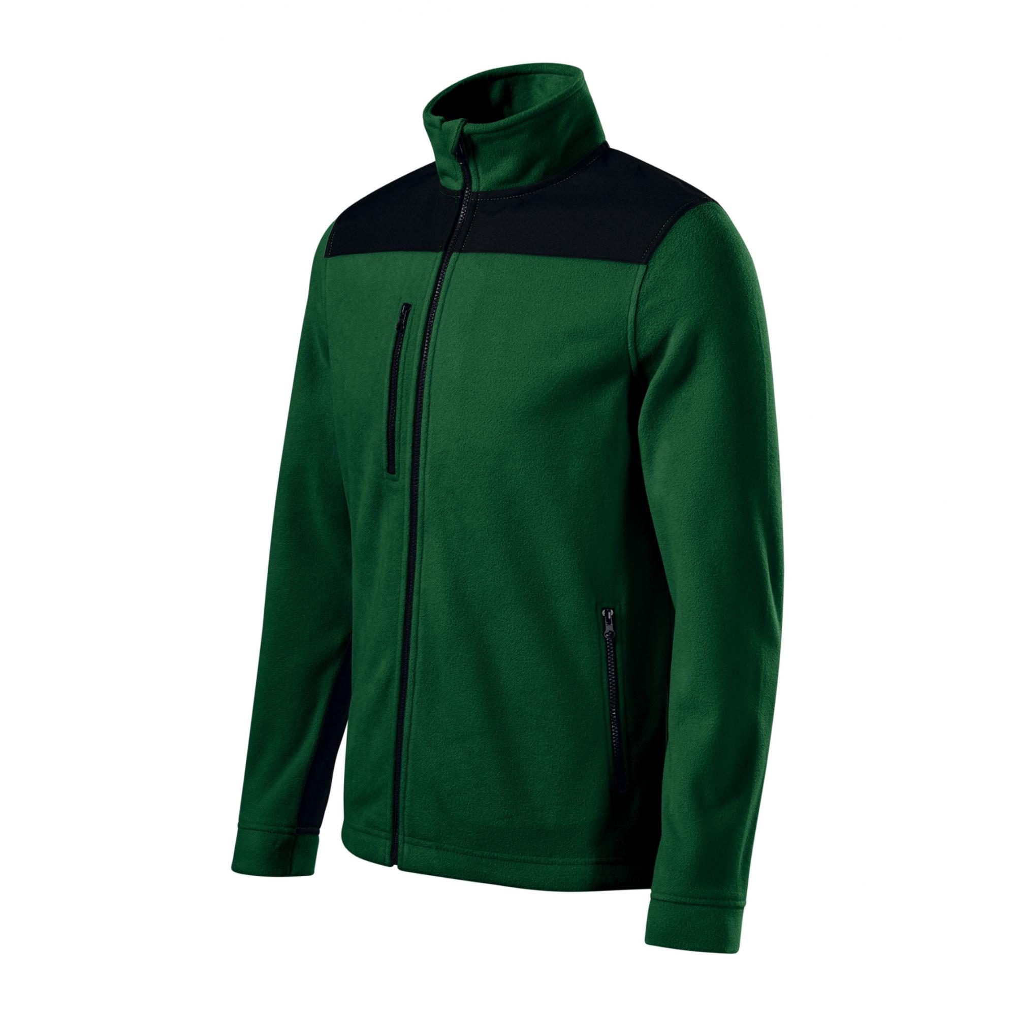 Jachetă fleece unisex Effect 530 Verde sticla L