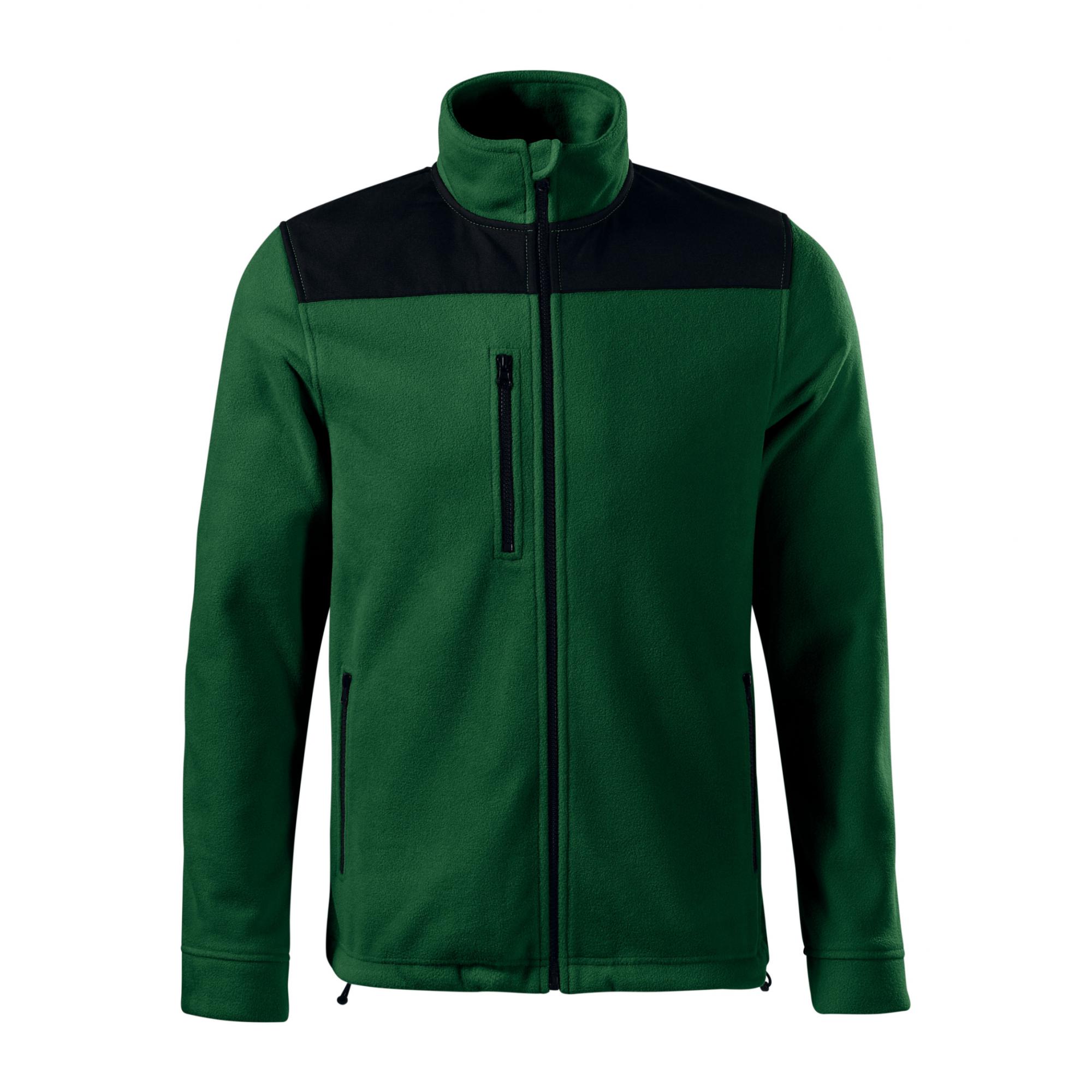 Jachetă fleece unisex Effect 530 Verde sticla XL