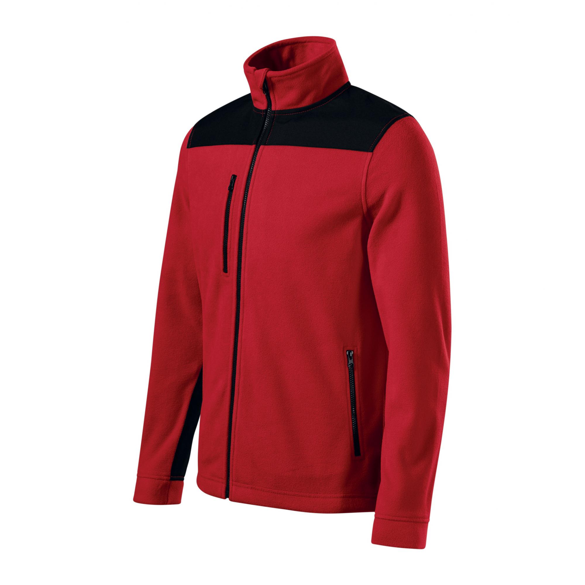 Jachetă fleece unisex Effect 530 Rosu M