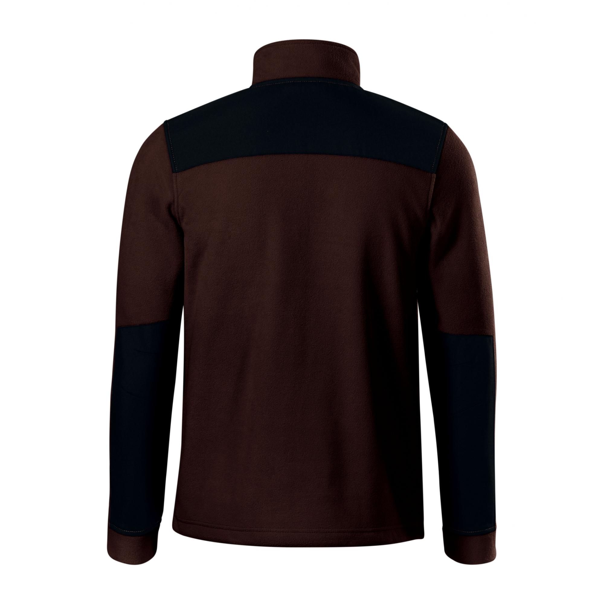 Jachetă fleece unisex Effect 530 Cafea 3XL