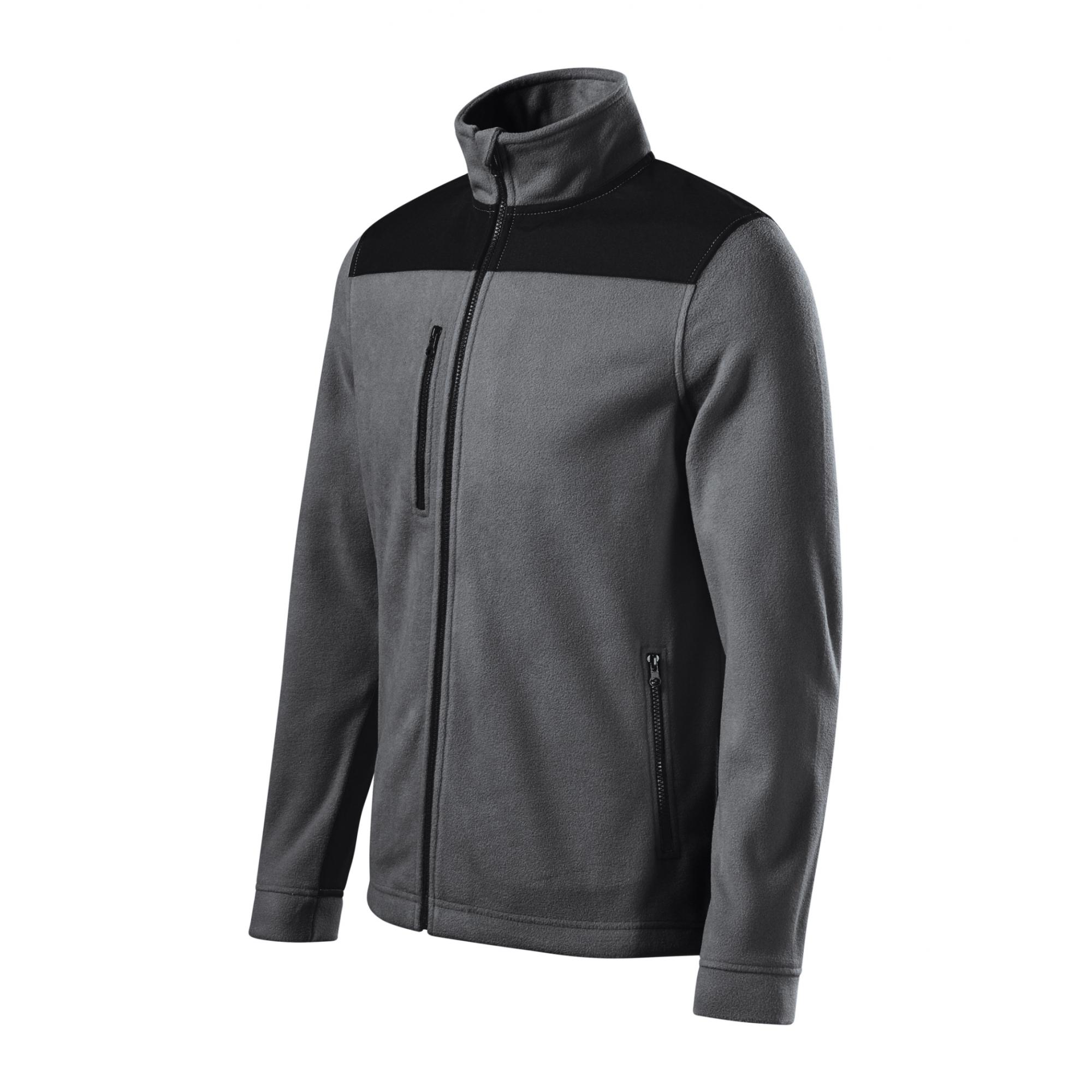 Jachetă fleece unisex Effect 530 Gri metalic