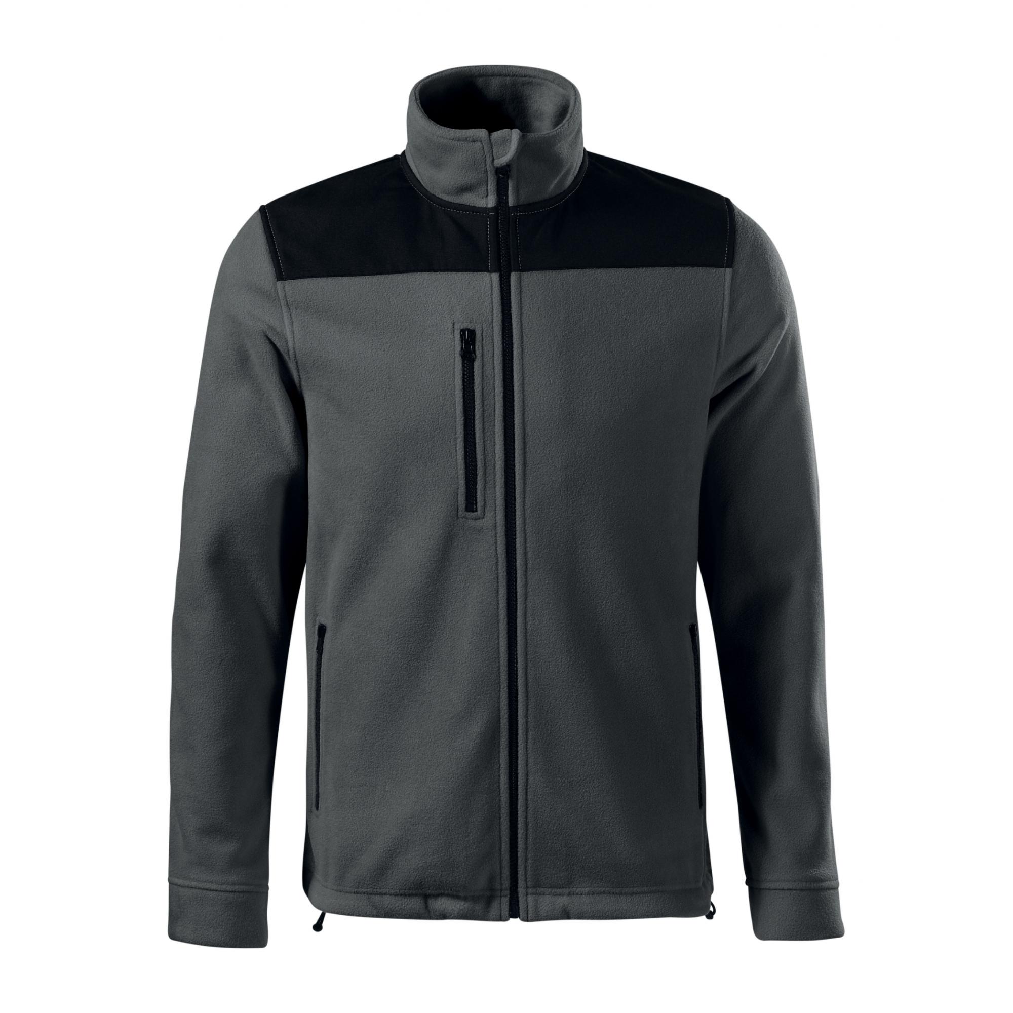 Jachetă fleece unisex Effect 530 Gri metalic M