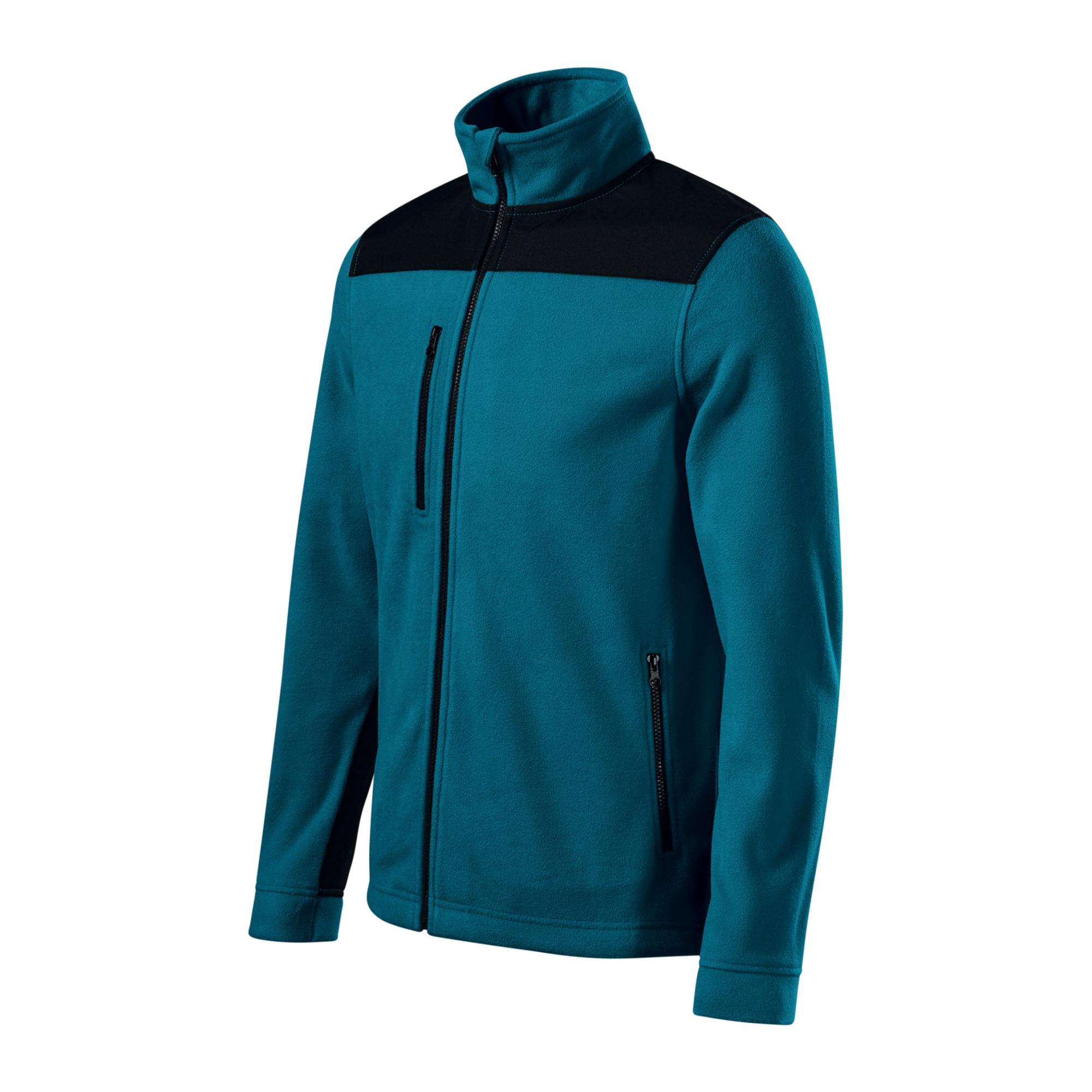 Jachetă fleece unisex Effect 530 Albastru petrol