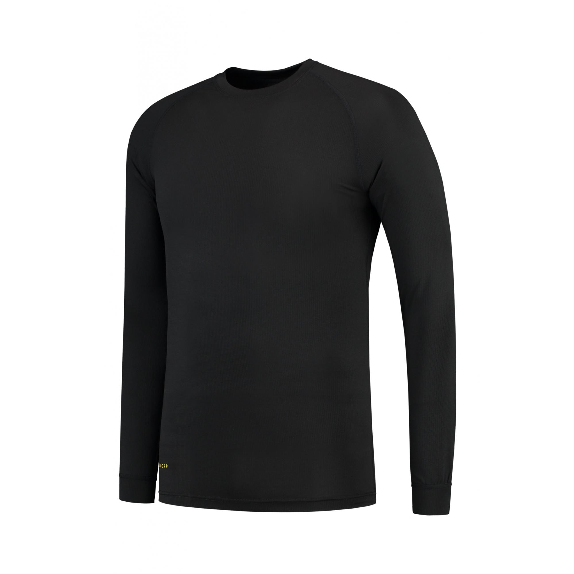 Tricou unisex Thermal Shirt T02 Negru L