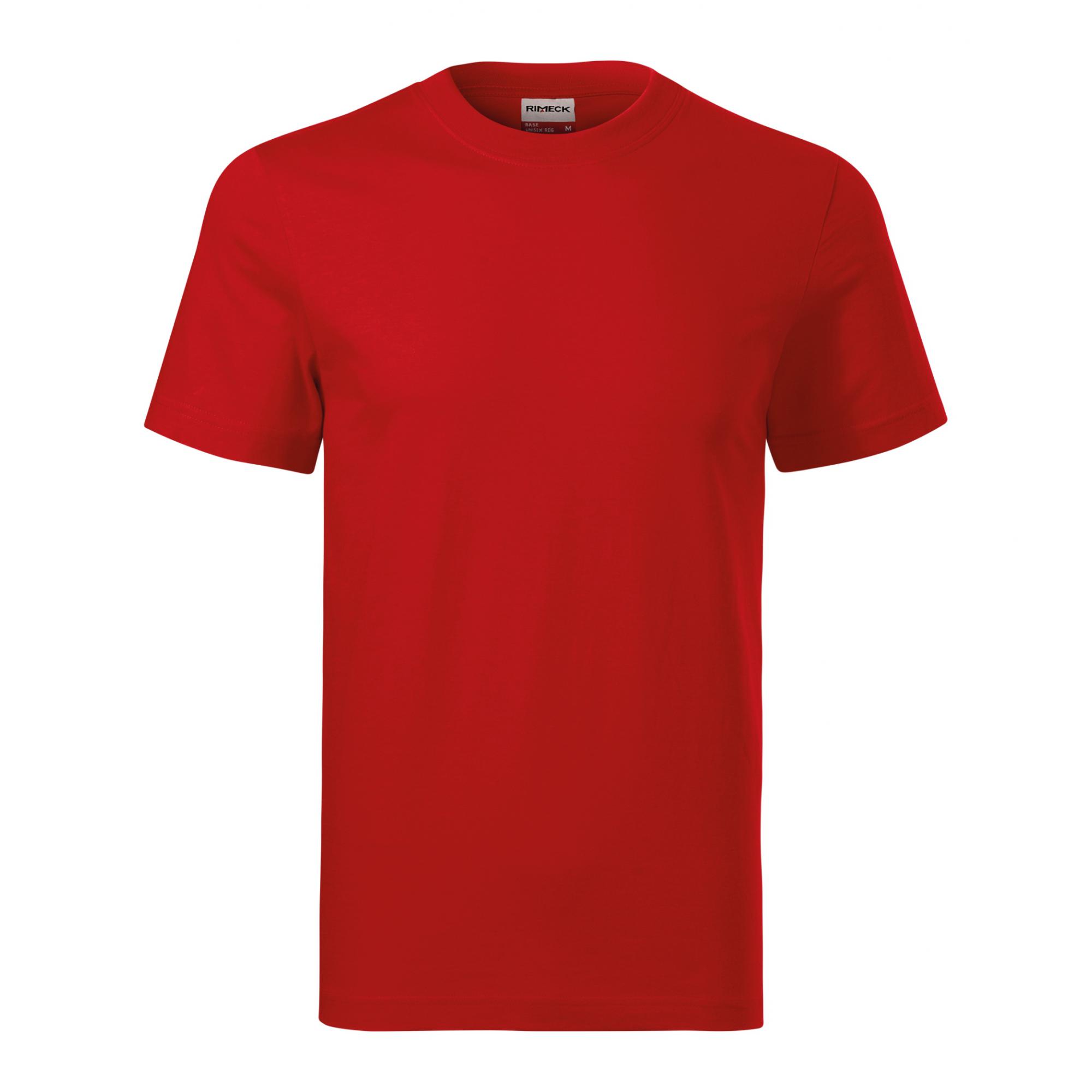 Tricou unisex Base R06 Rosu XL