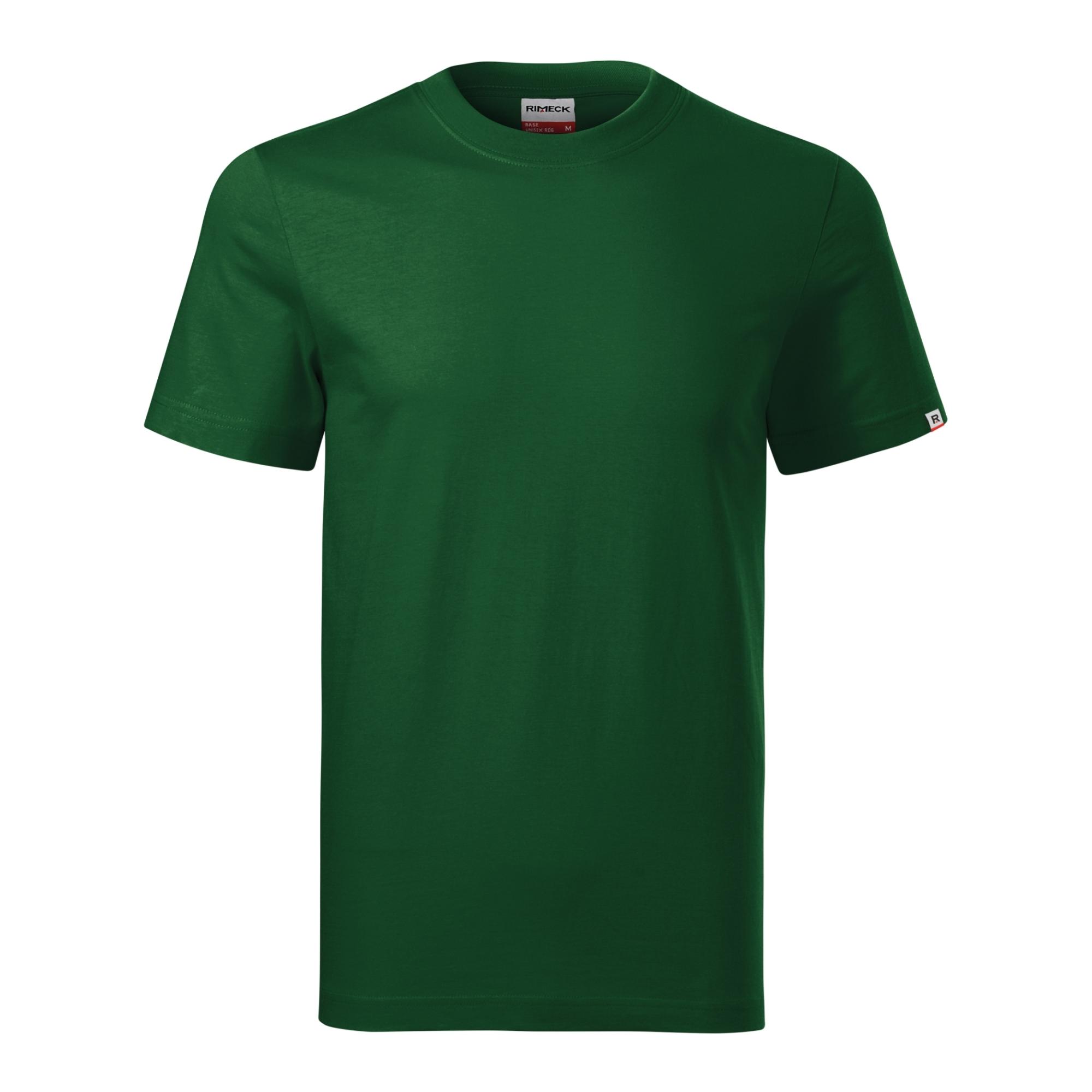 Tricou unisex Base R06 verde sticlă 06 (brand label) 4XL